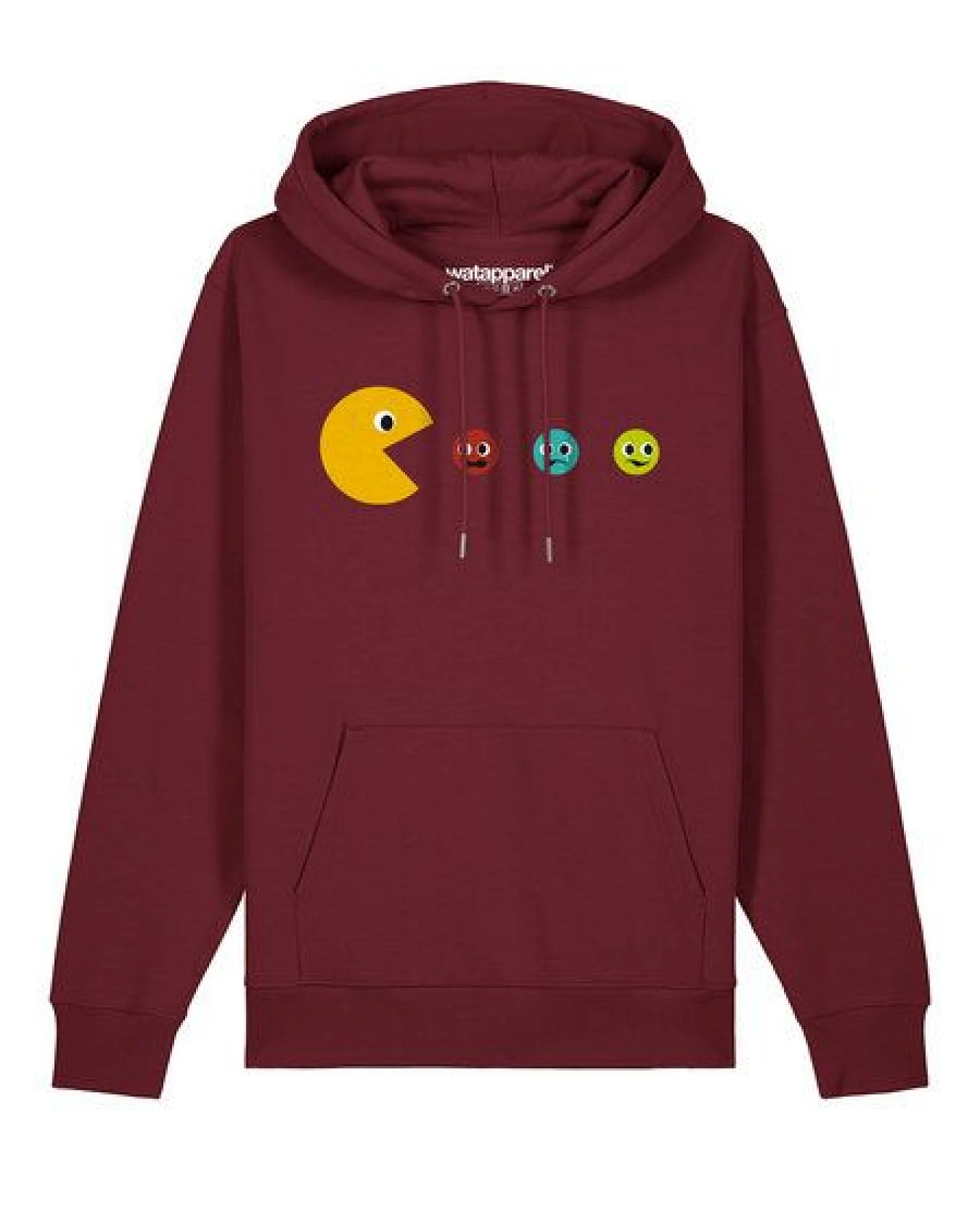 watapparel Hoodie Unisex Pacmännchen – Ansicht 2