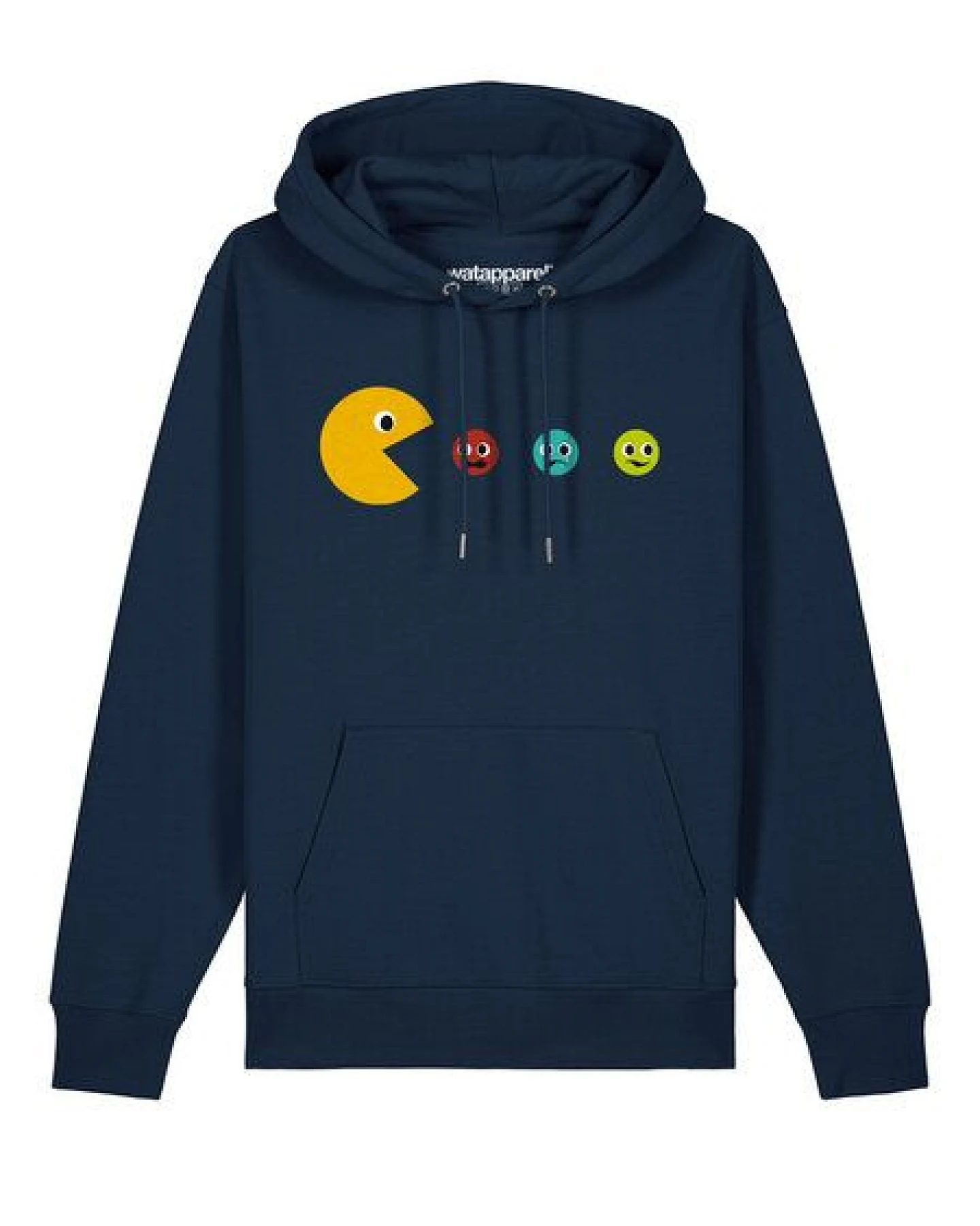 watapparel Hoodie Unisex Pacmännchen – Ansicht 2