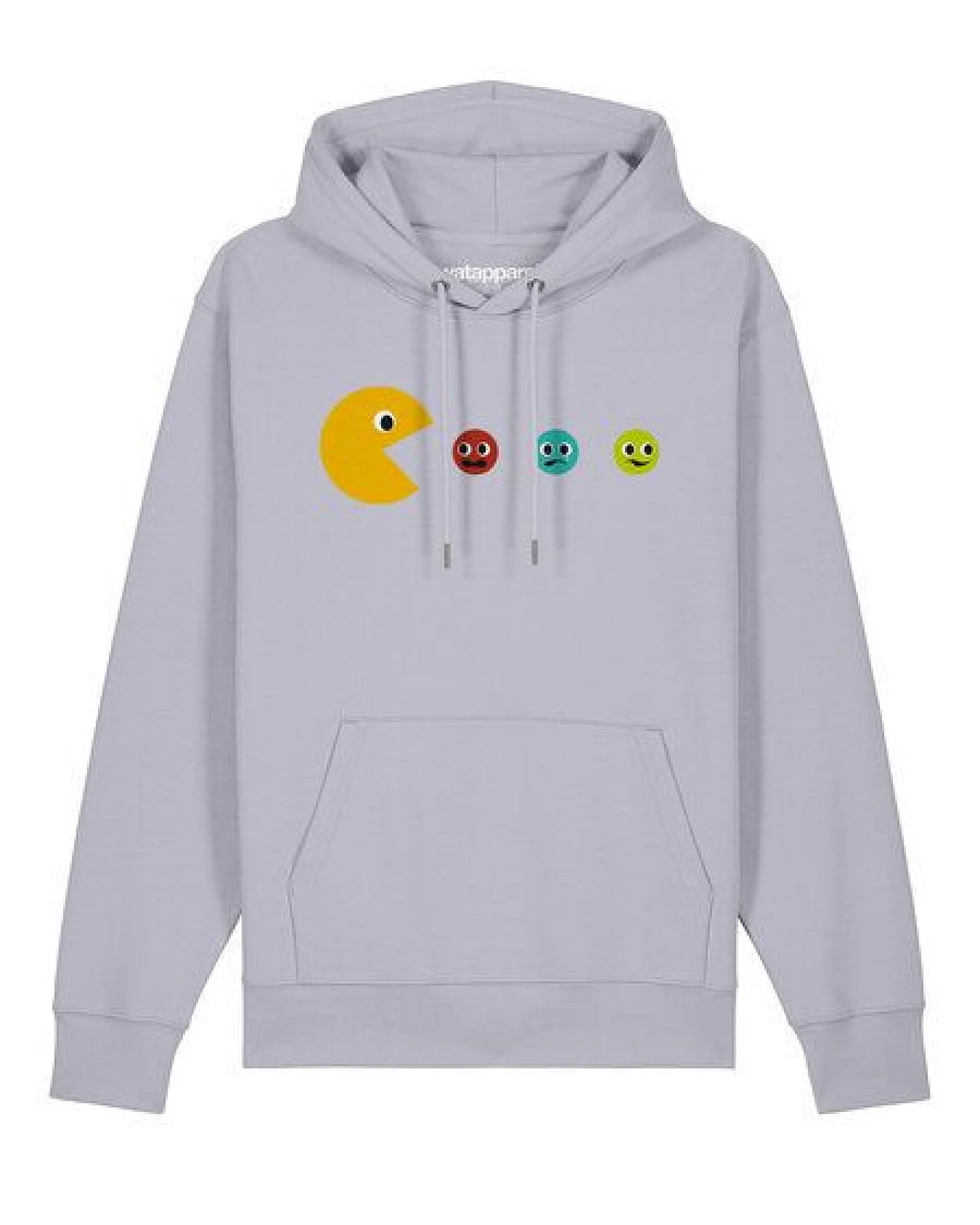 watapparel Hoodie Unisex Pacmännchen – Ansicht 2