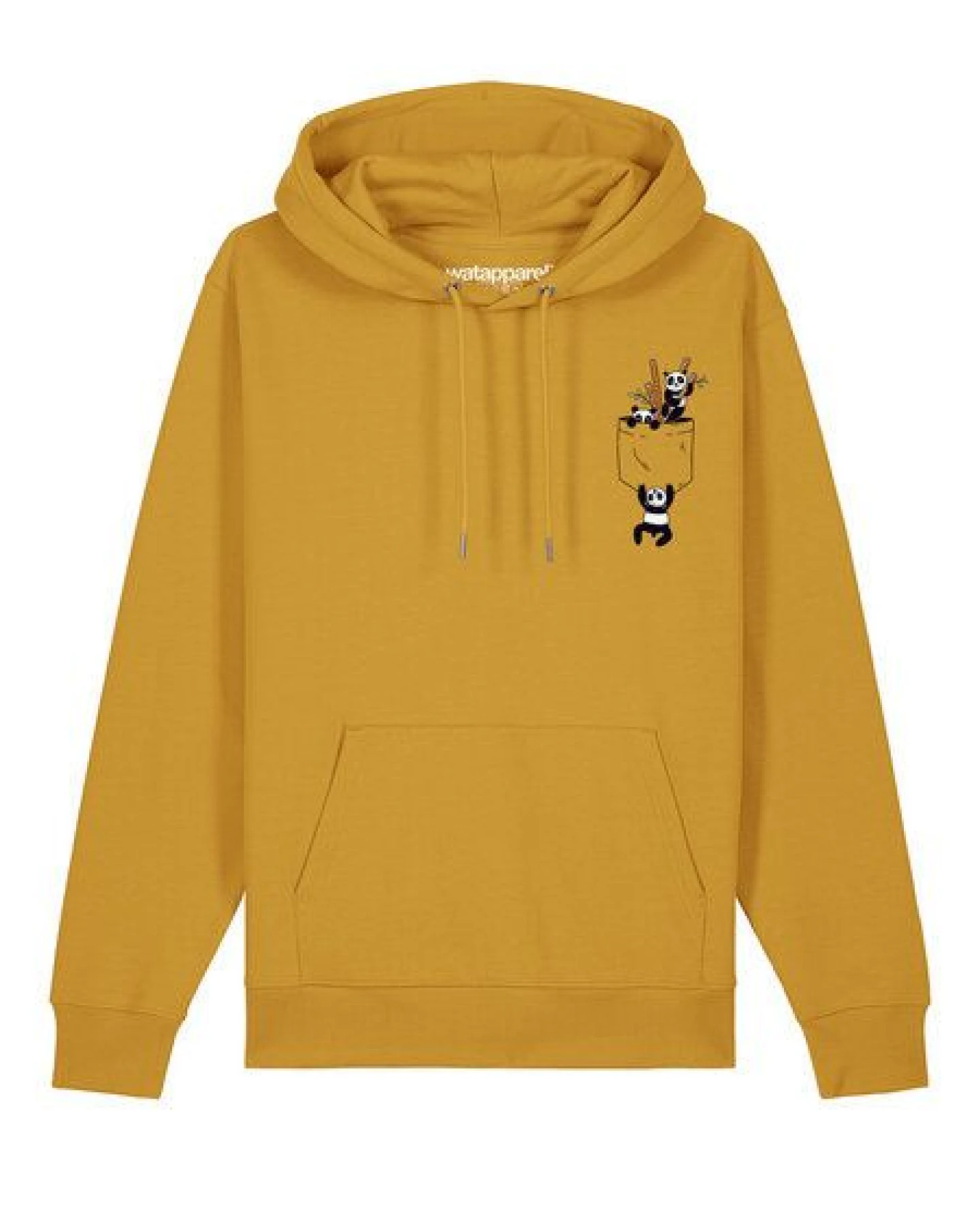 watapparel Hoodie Unisex Pocket Pandas – Ansicht 2