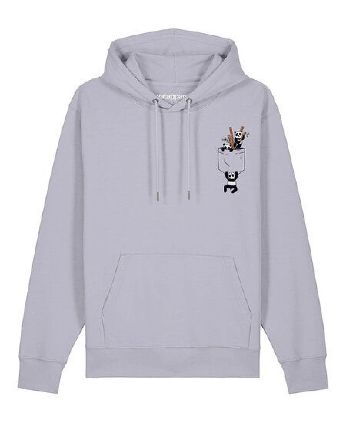 watapparel Hoodie Unisex Pocket Pandas – Ansicht 2