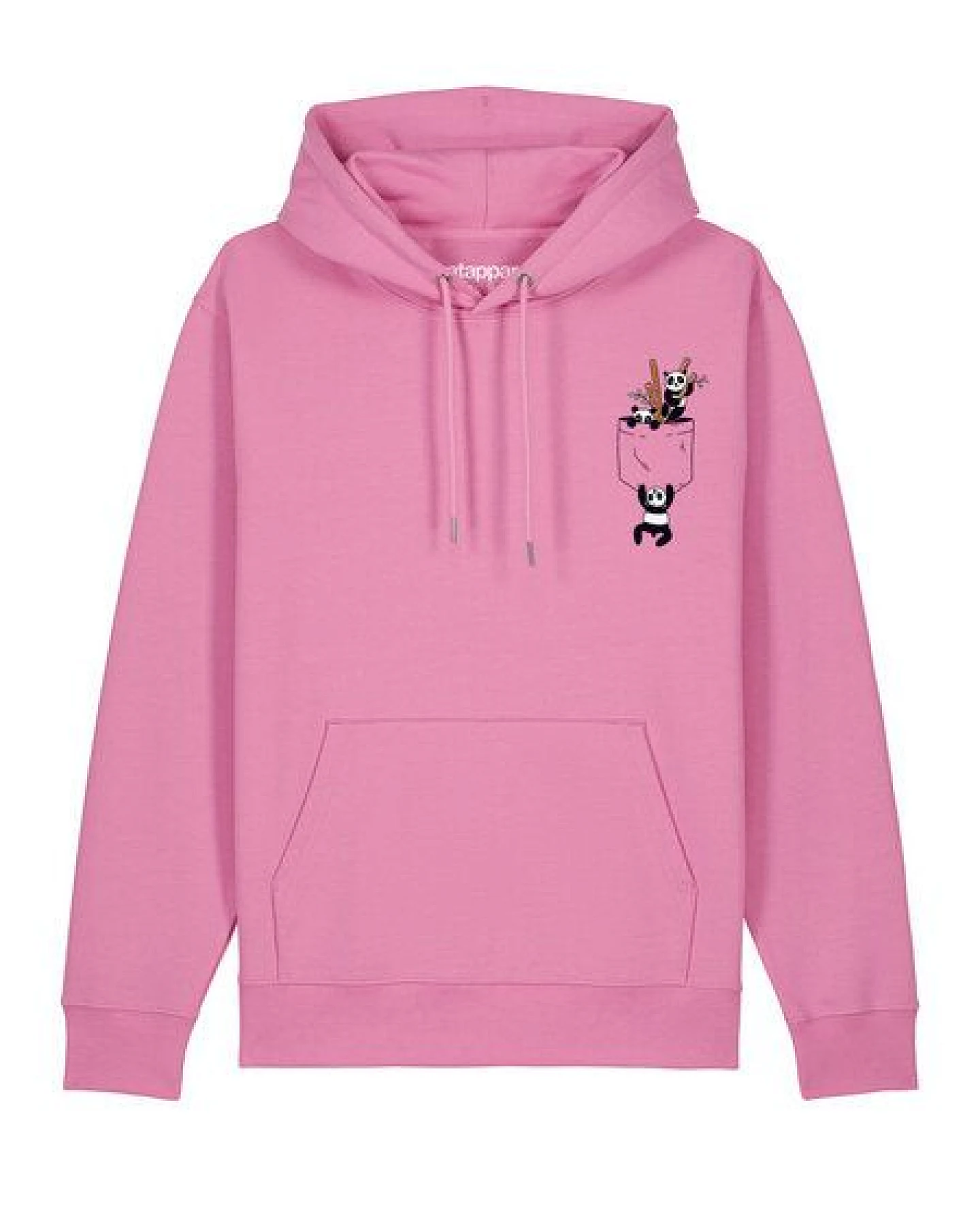 watapparel Hoodie Unisex Pocket Pandas – Ansicht 2