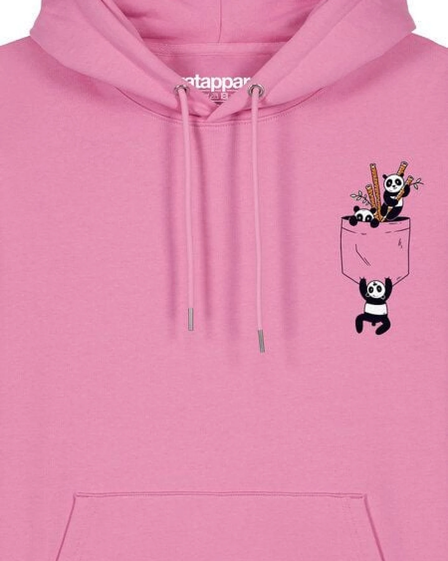 watapparel Hoodie Unisex Pocket Pandas – Ansicht 3