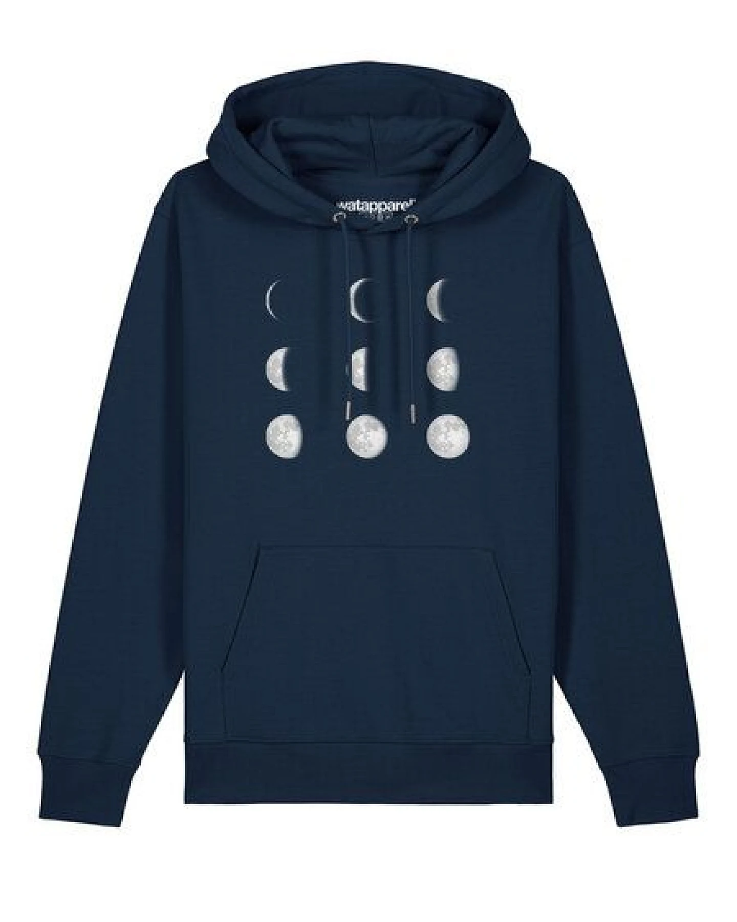 watapparel Hoodie Unisex Moonphases – Ansicht 2