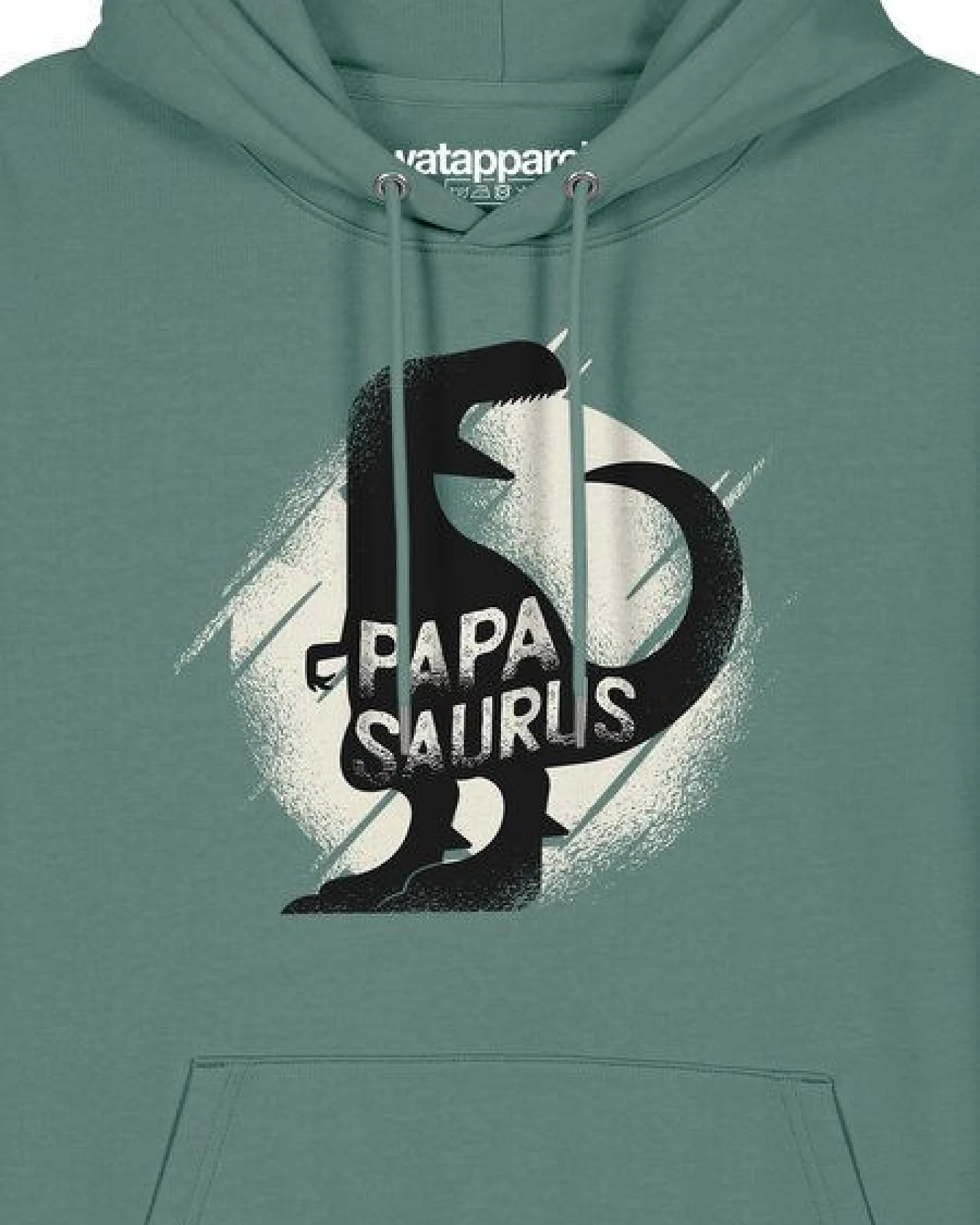 watapparel Hoodie Unisex Papasaurus – Ansicht 3