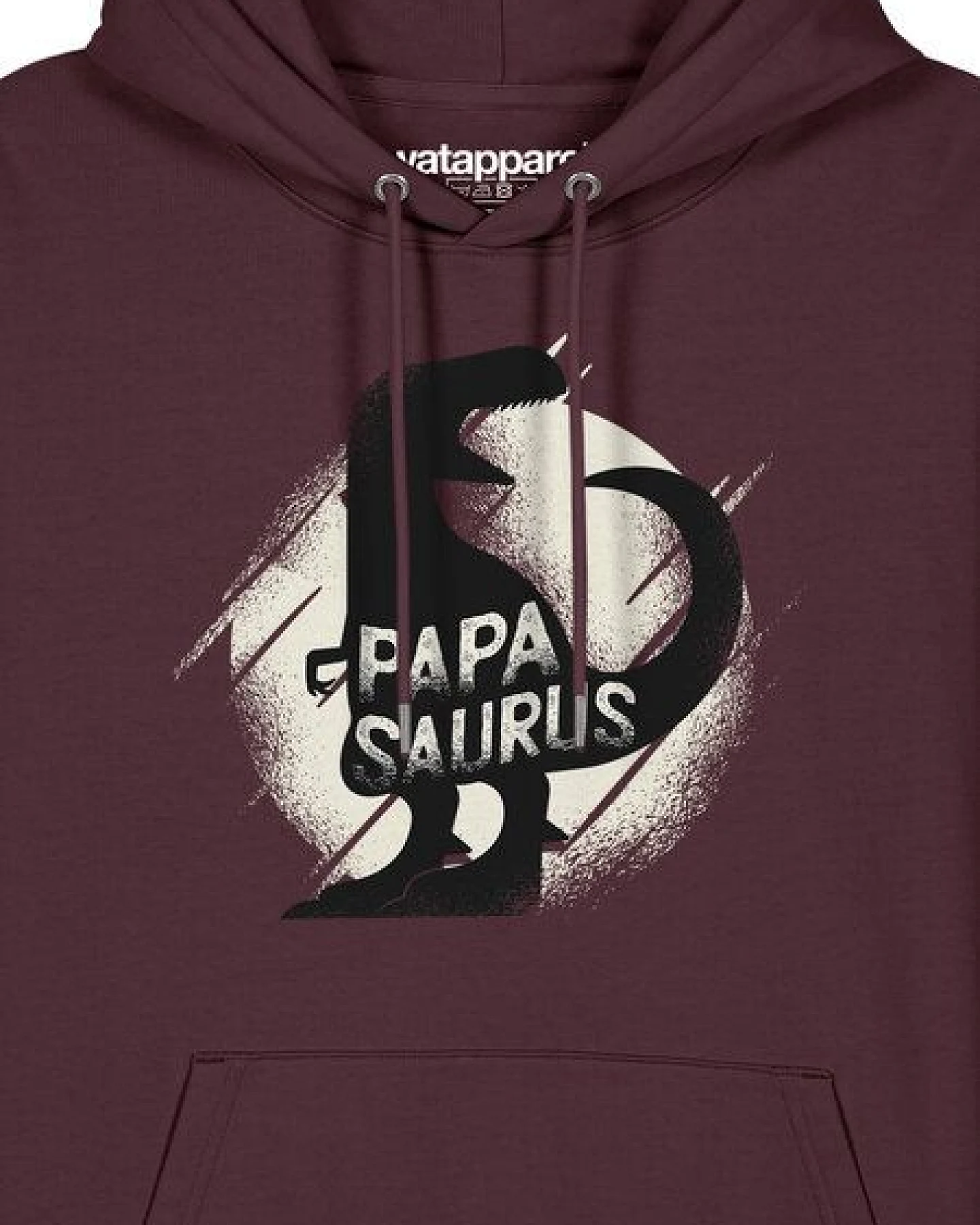 watapparel Hoodie Unisex Papasaurus – Ansicht 3