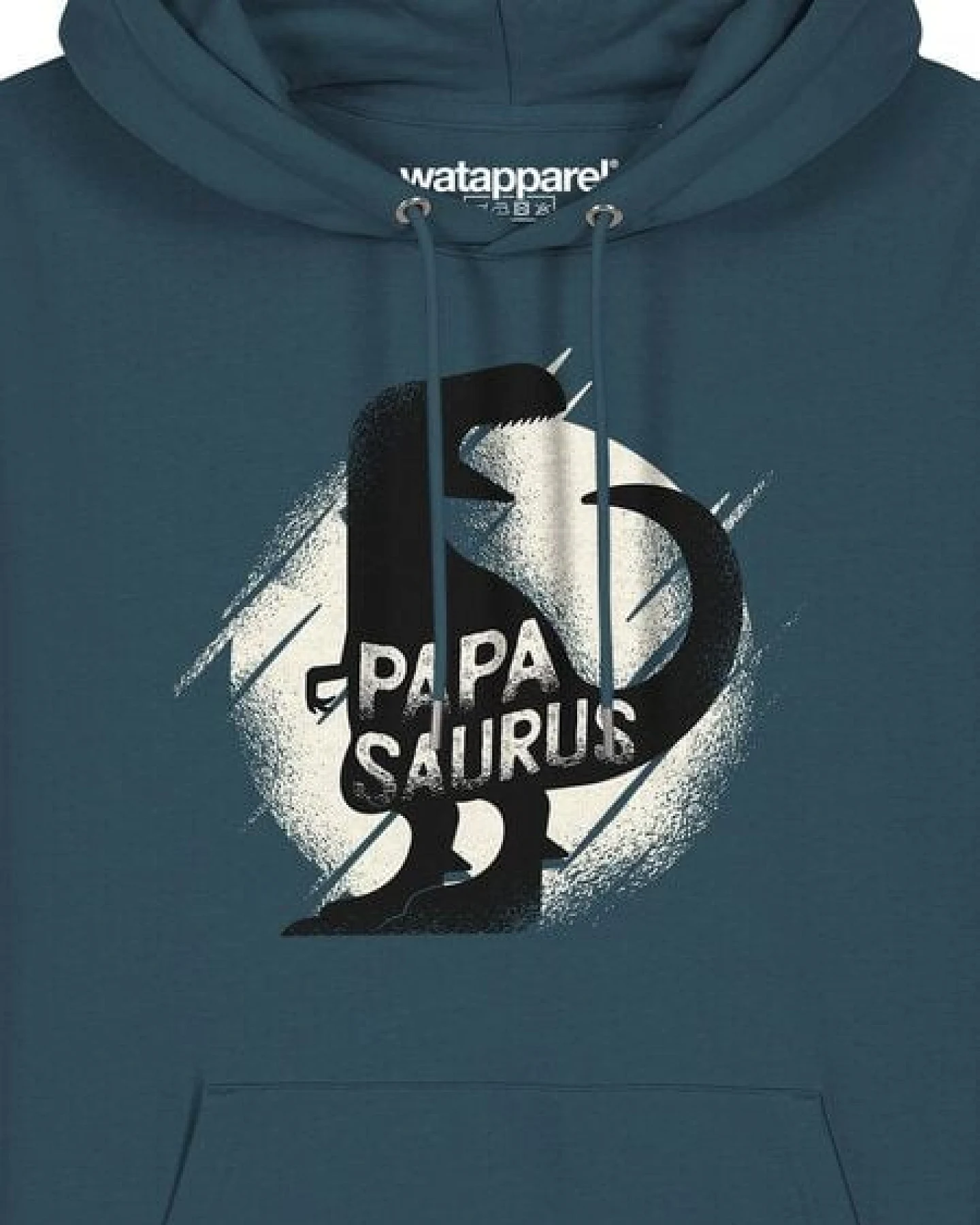 watapparel Hoodie Unisex Papasaurus – Ansicht 3