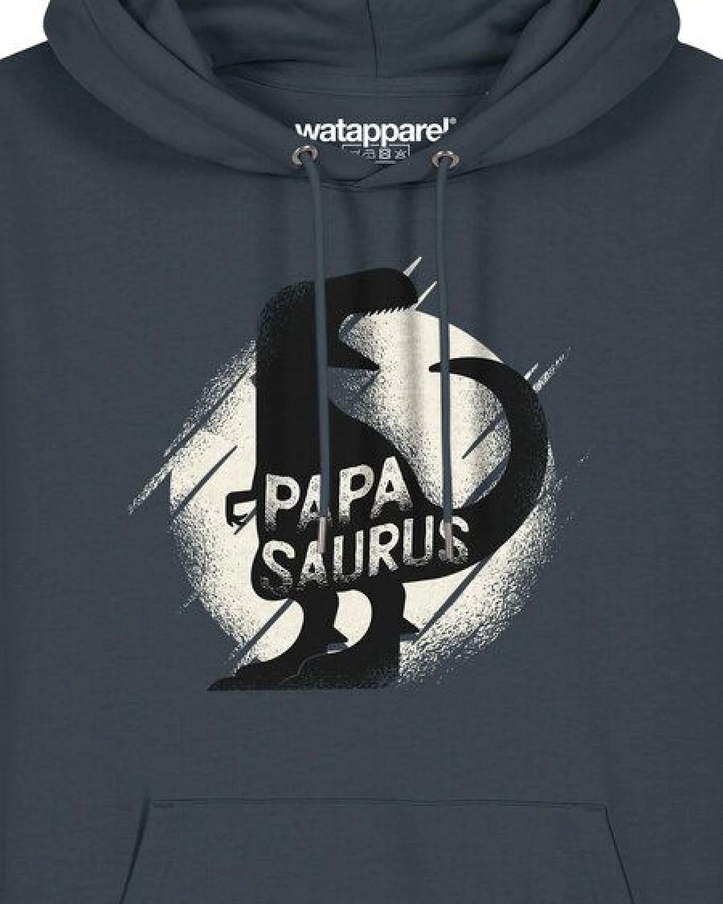 watapparel Hoodie Unisex Papasaurus – Ansicht 3