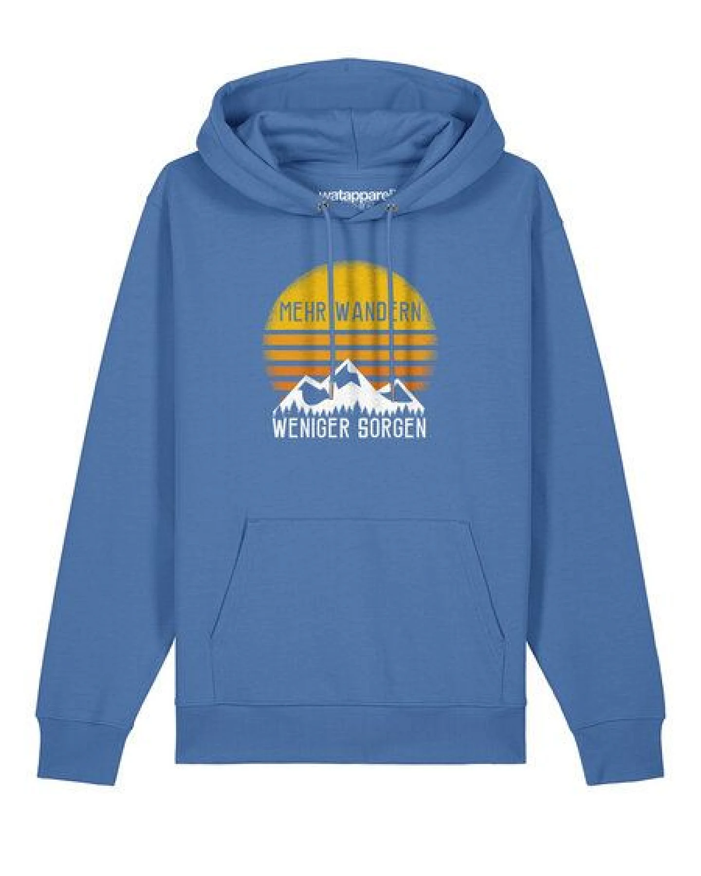watapparel Hoodie Unisex Mehr Wandern – Ansicht 2