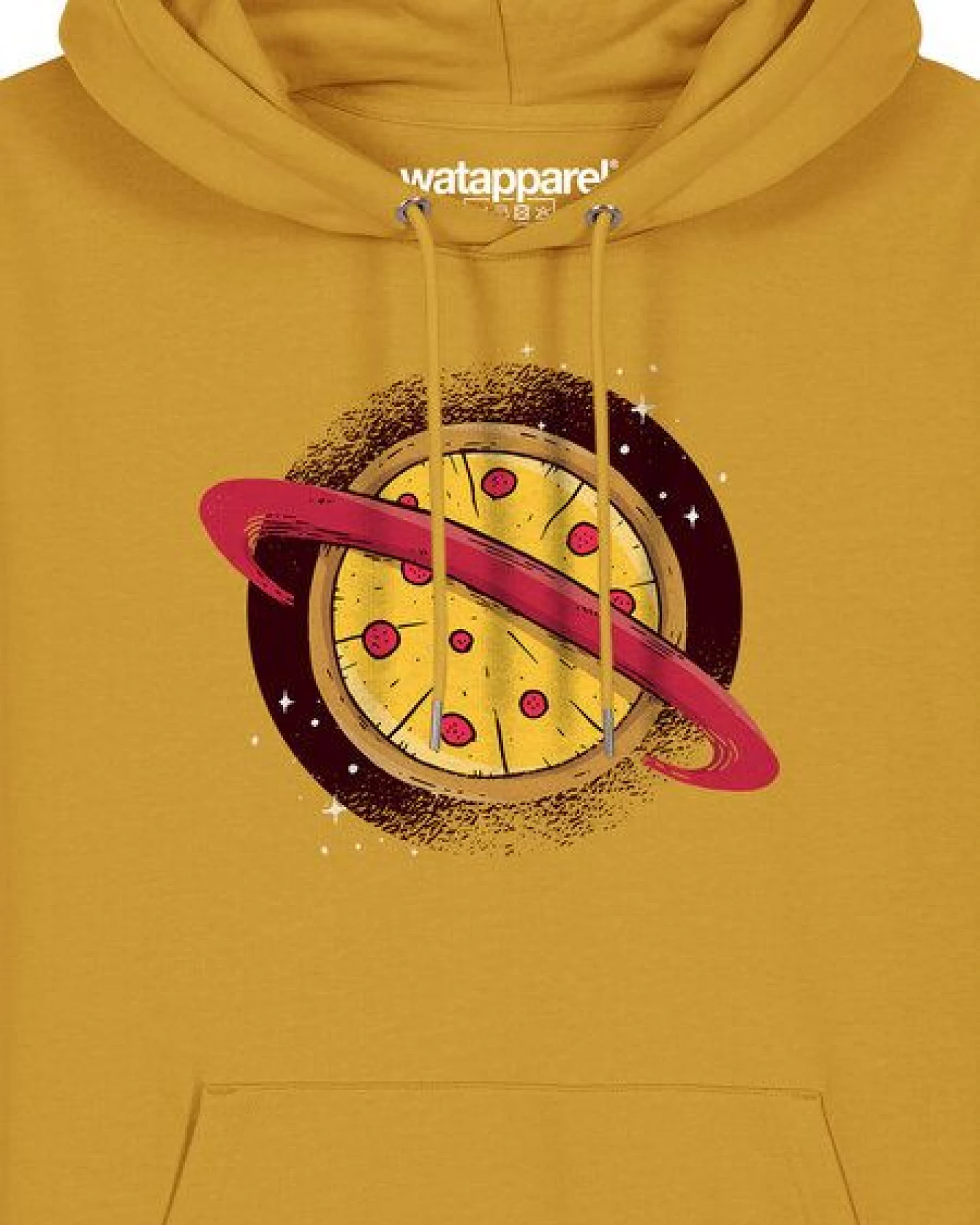 watapparel Hoodie Unisex Pizza Planet – Ansicht 3