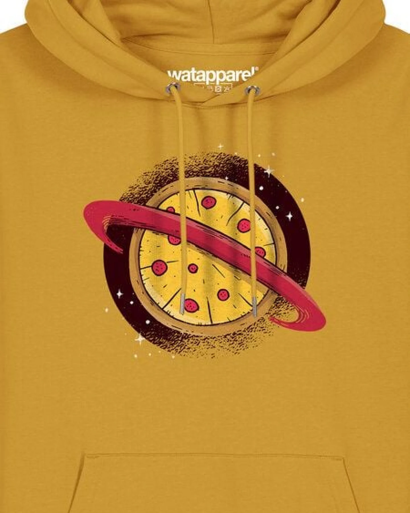watapparel Hoodie Unisex Pizza Planet – Ansicht 3