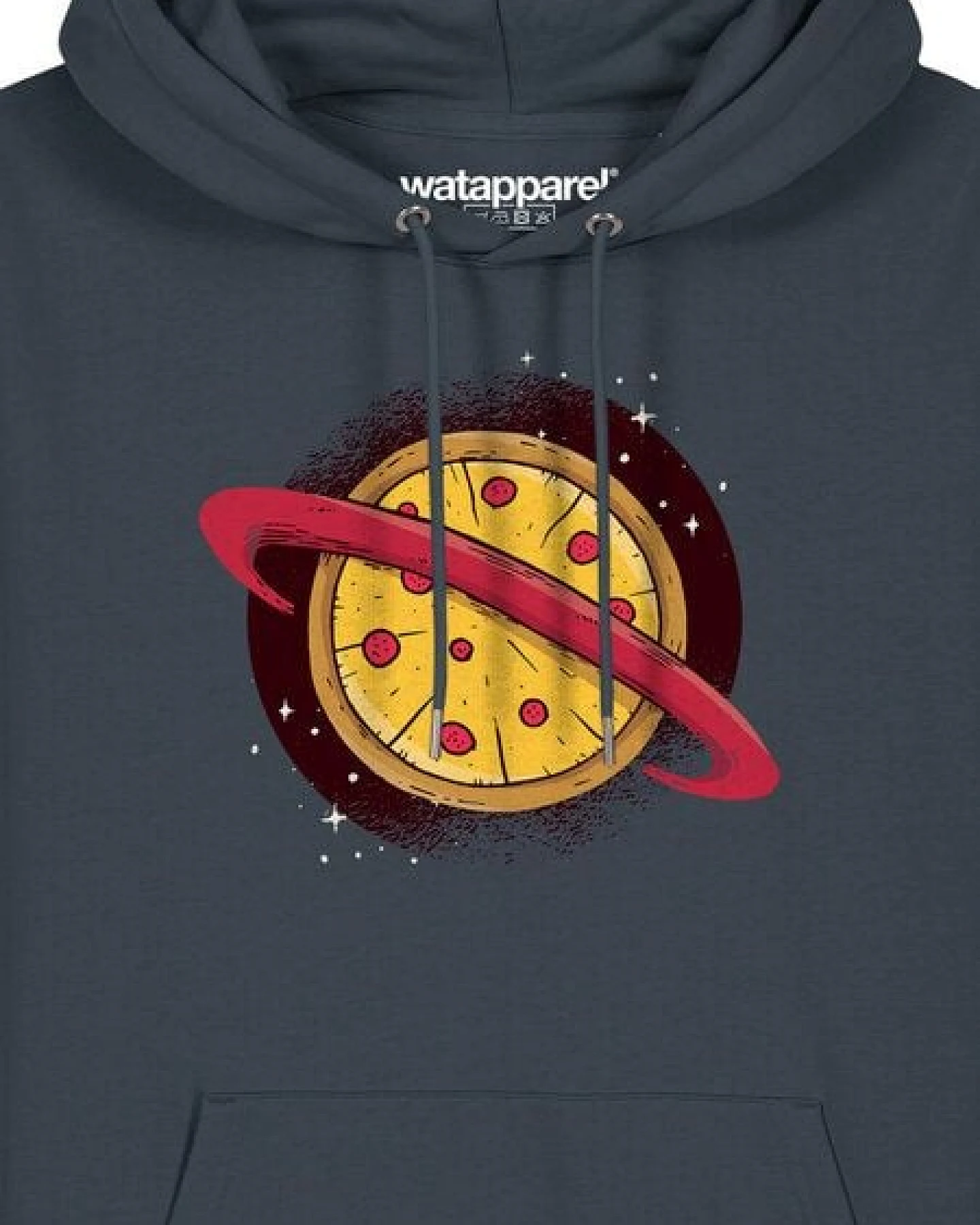 watapparel Hoodie Unisex Pizza Planet – Ansicht 3