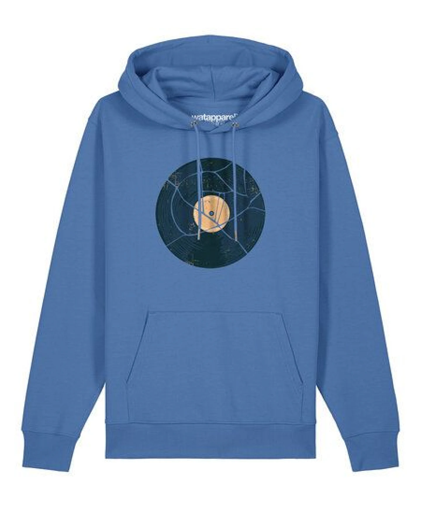 watapparel Hoodie Unisex Broken Vinyl – Ansicht 2