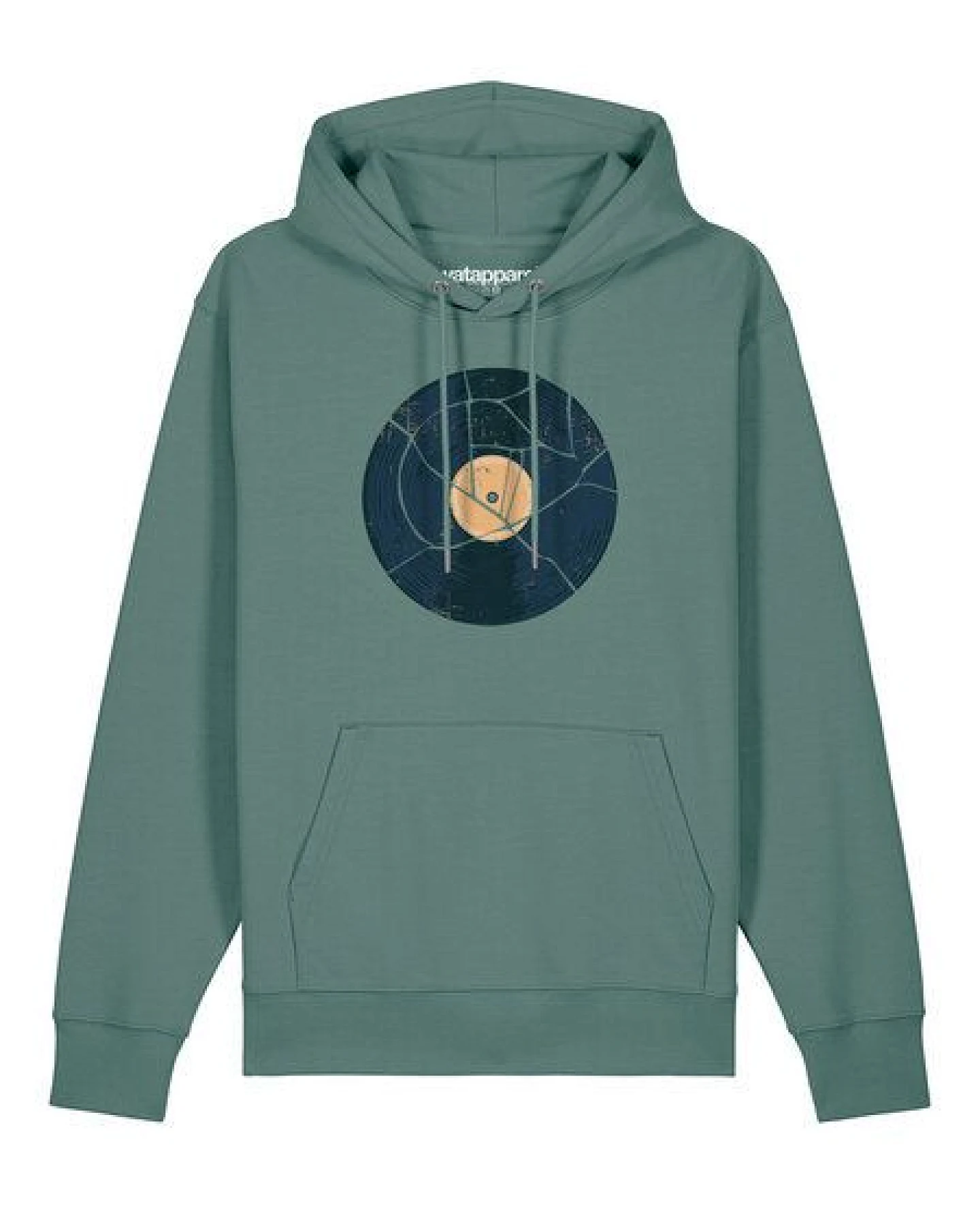 watapparel Hoodie Unisex Broken Vinyl – Ansicht 2