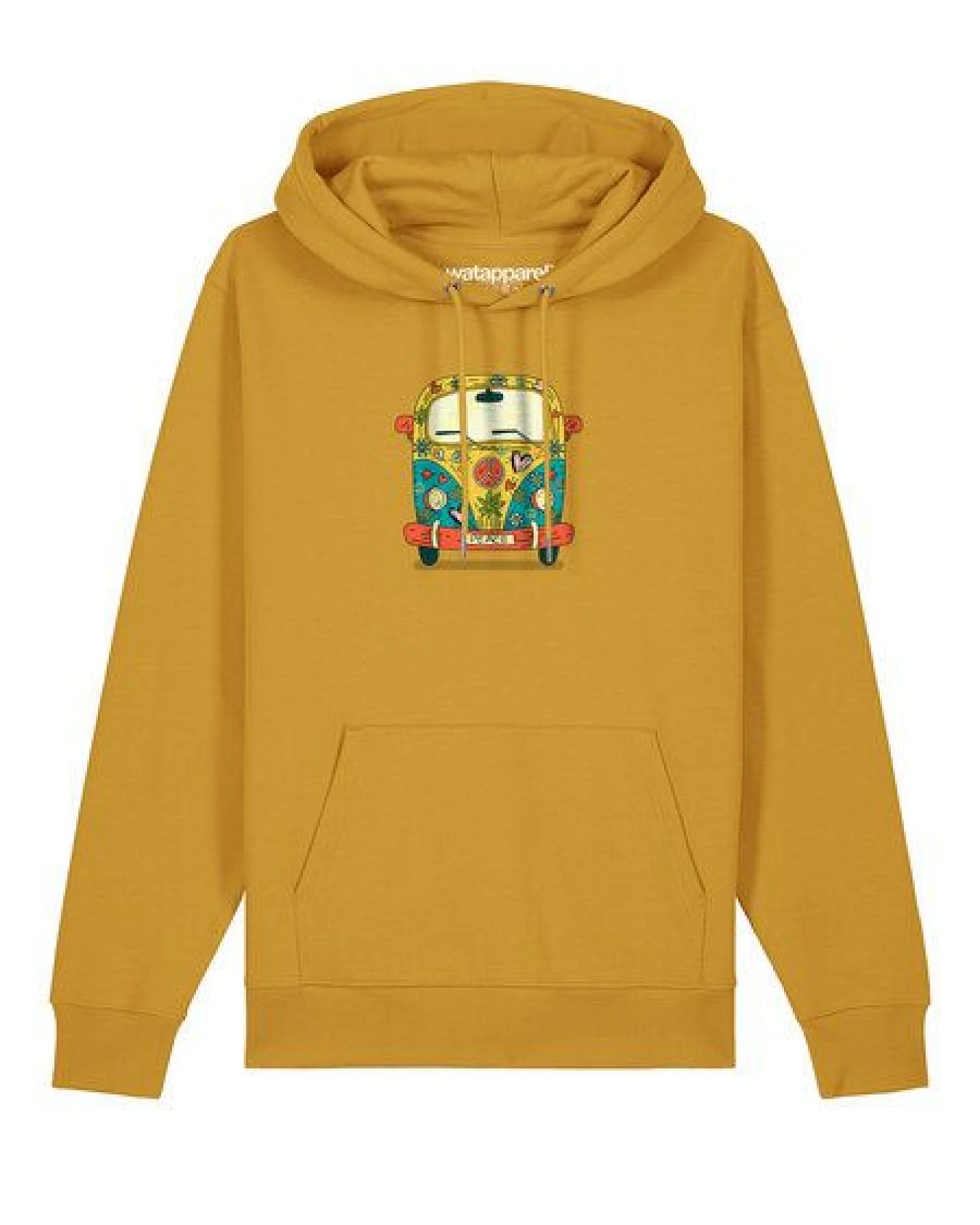 watapparel Hoodie Unisex Hippies Bus – Ansicht 2
