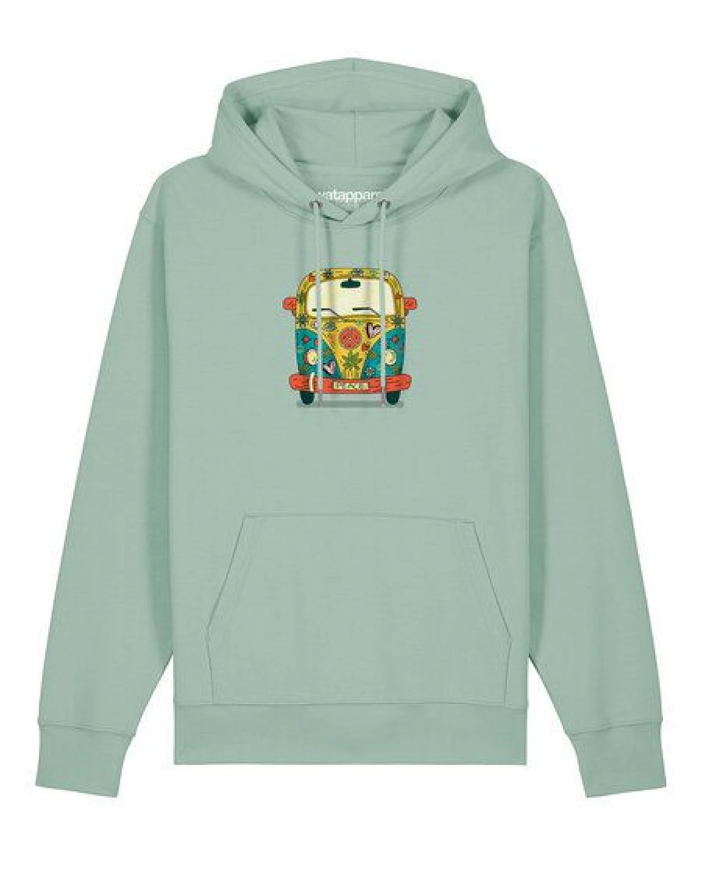 watapparel Hoodie Unisex Hippies Bus – Ansicht 2
