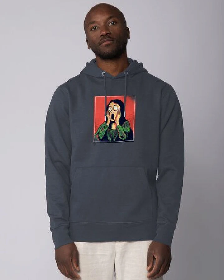 Produktseite: watapparel Hoodie Unisex Mona Lisa Scream