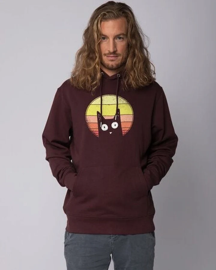 watapparel Hoodie Unisex Sunset Cat