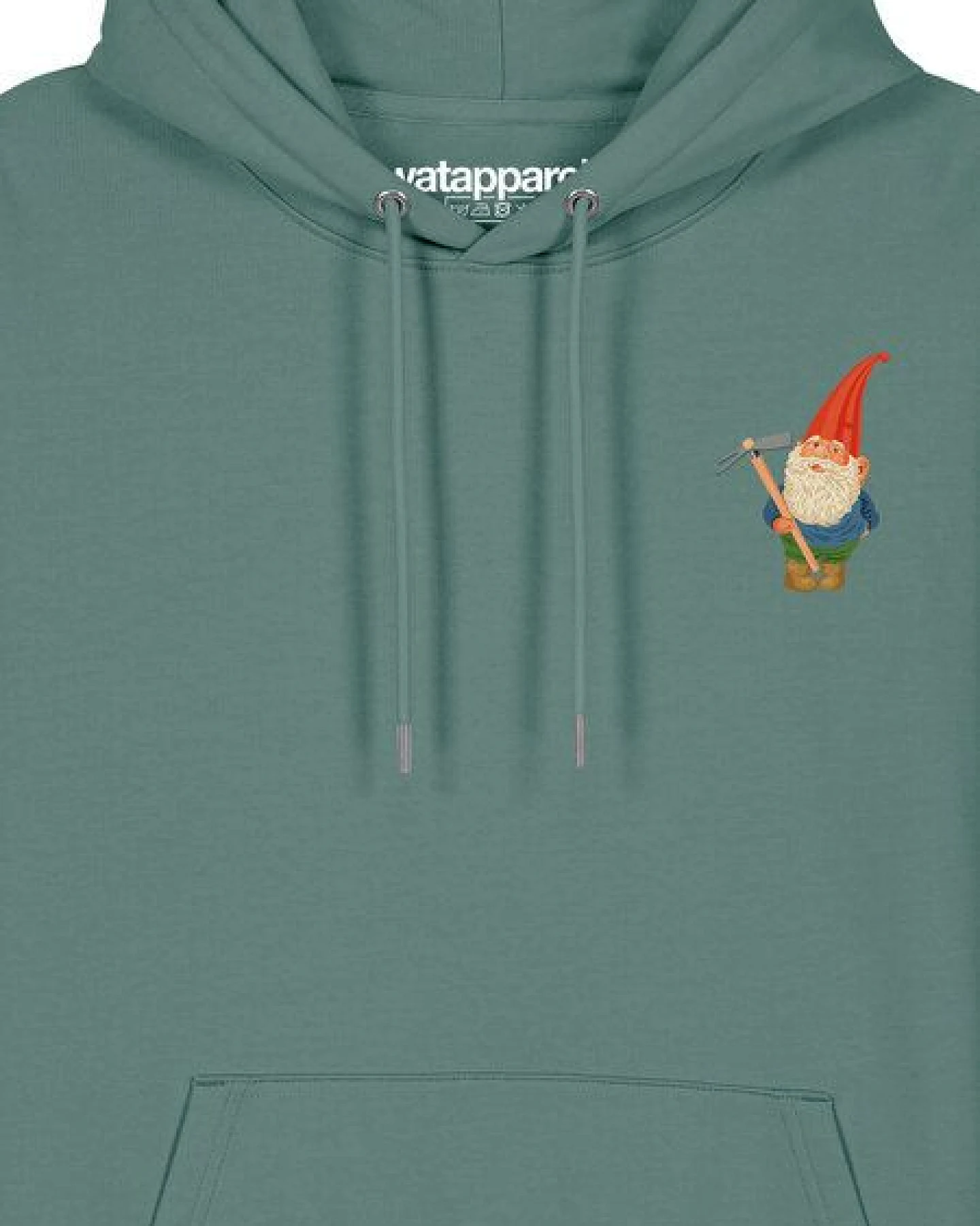 watapparel Hoodie Unisex Gartenzwerg – Ansicht 3