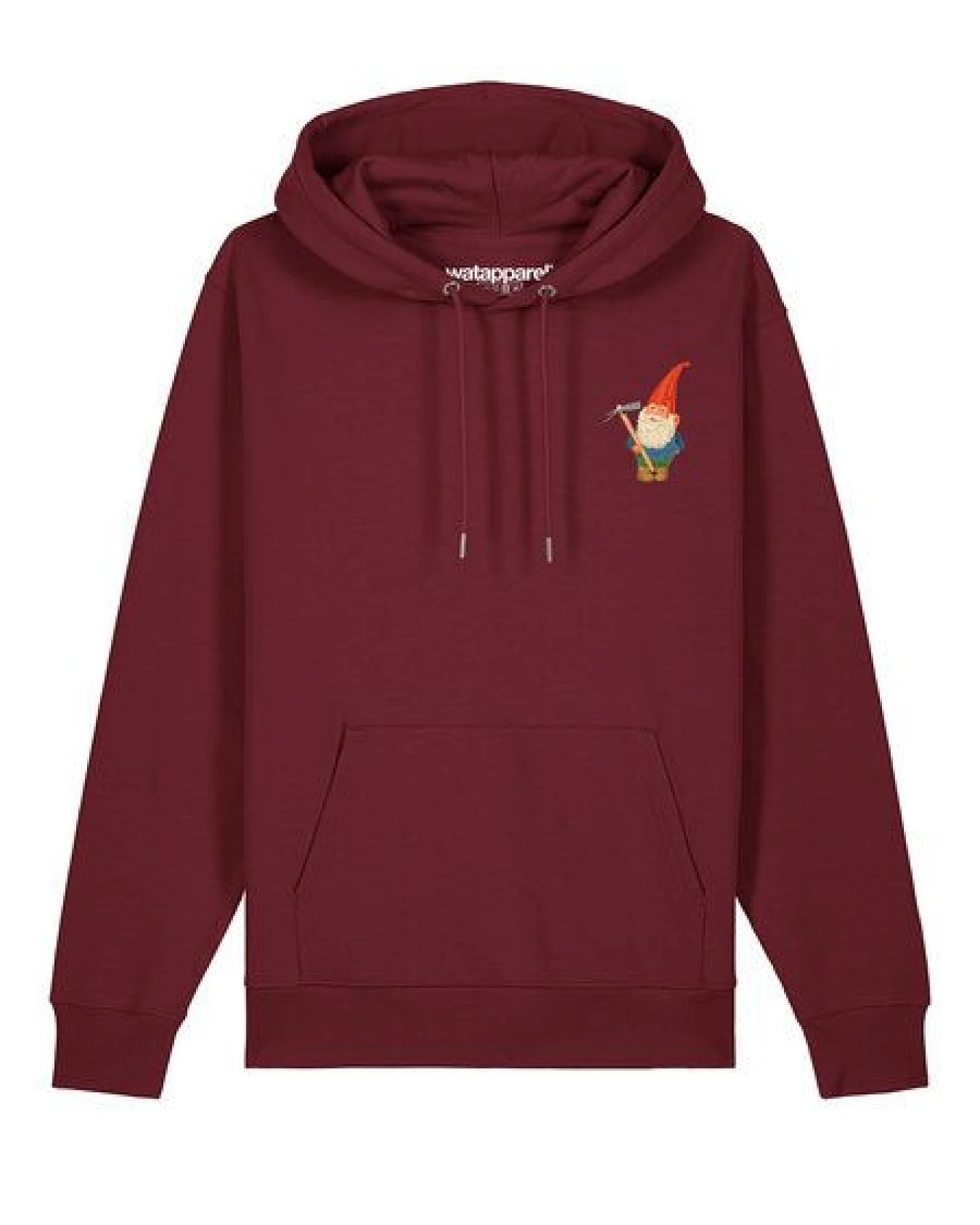 watapparel Hoodie Unisex Gartenzwerg – Ansicht 2
