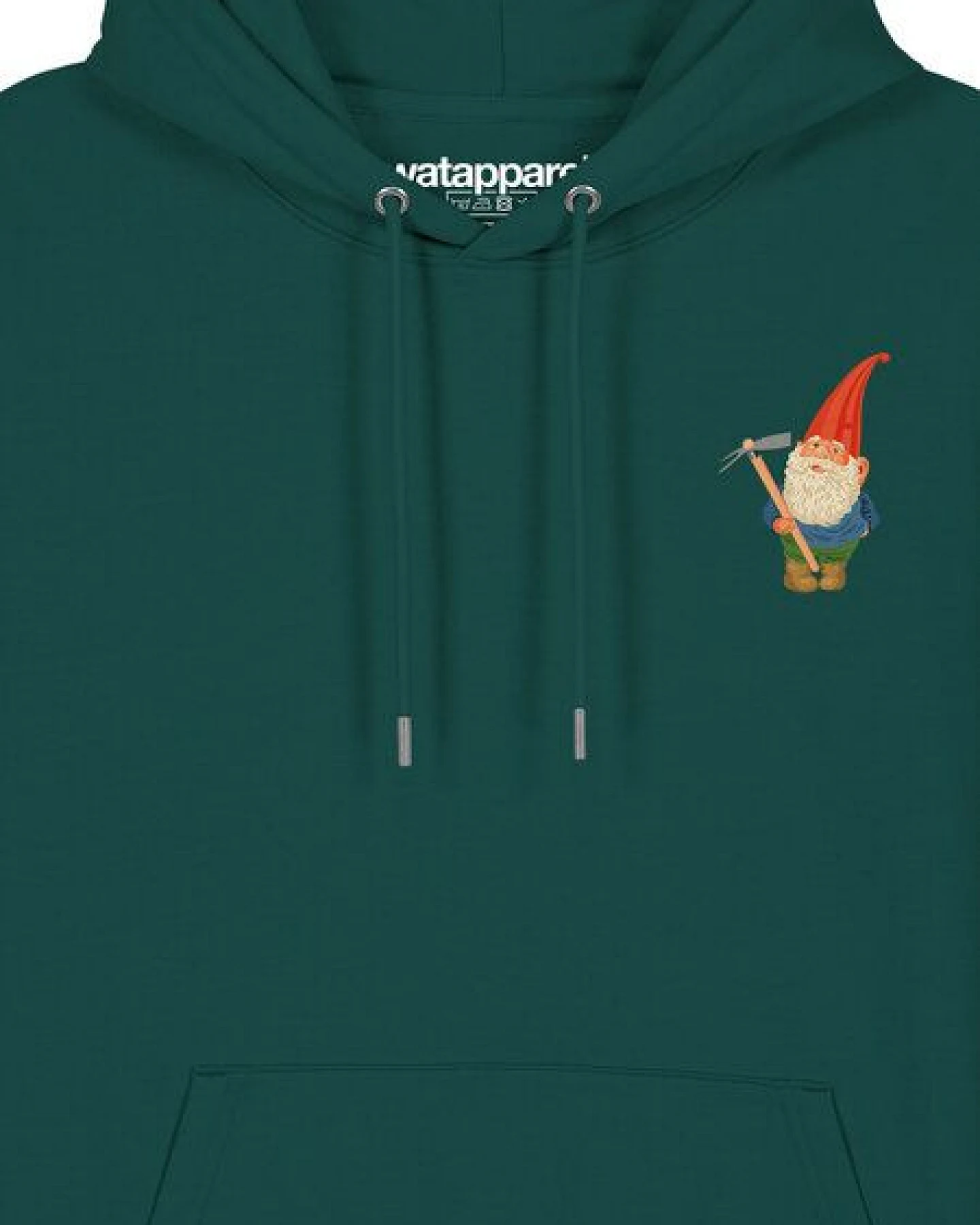 watapparel Hoodie Unisex Gartenzwerg – Ansicht 3