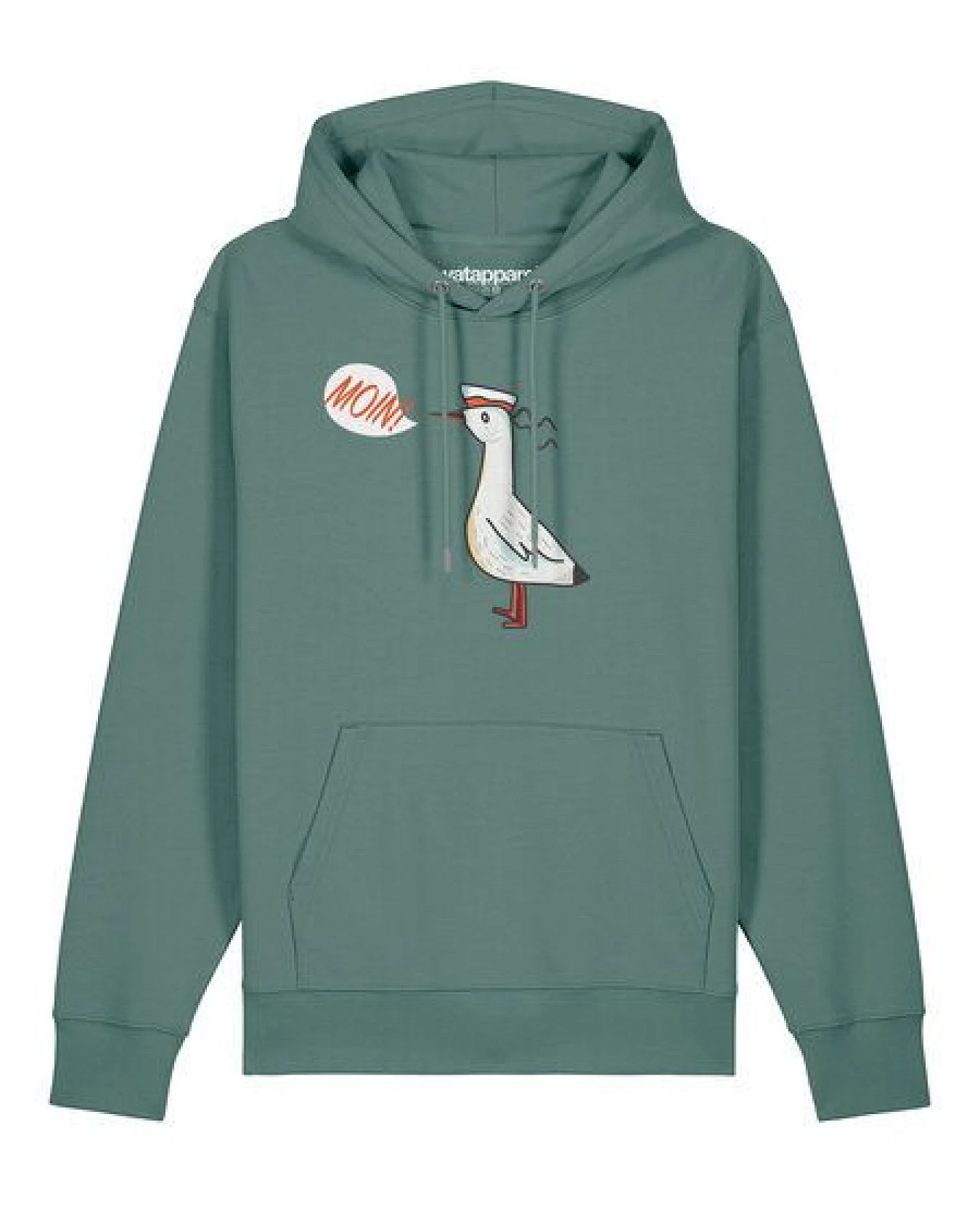 watapparel Hoodie Unisex Moin Seagull – Ansicht 2