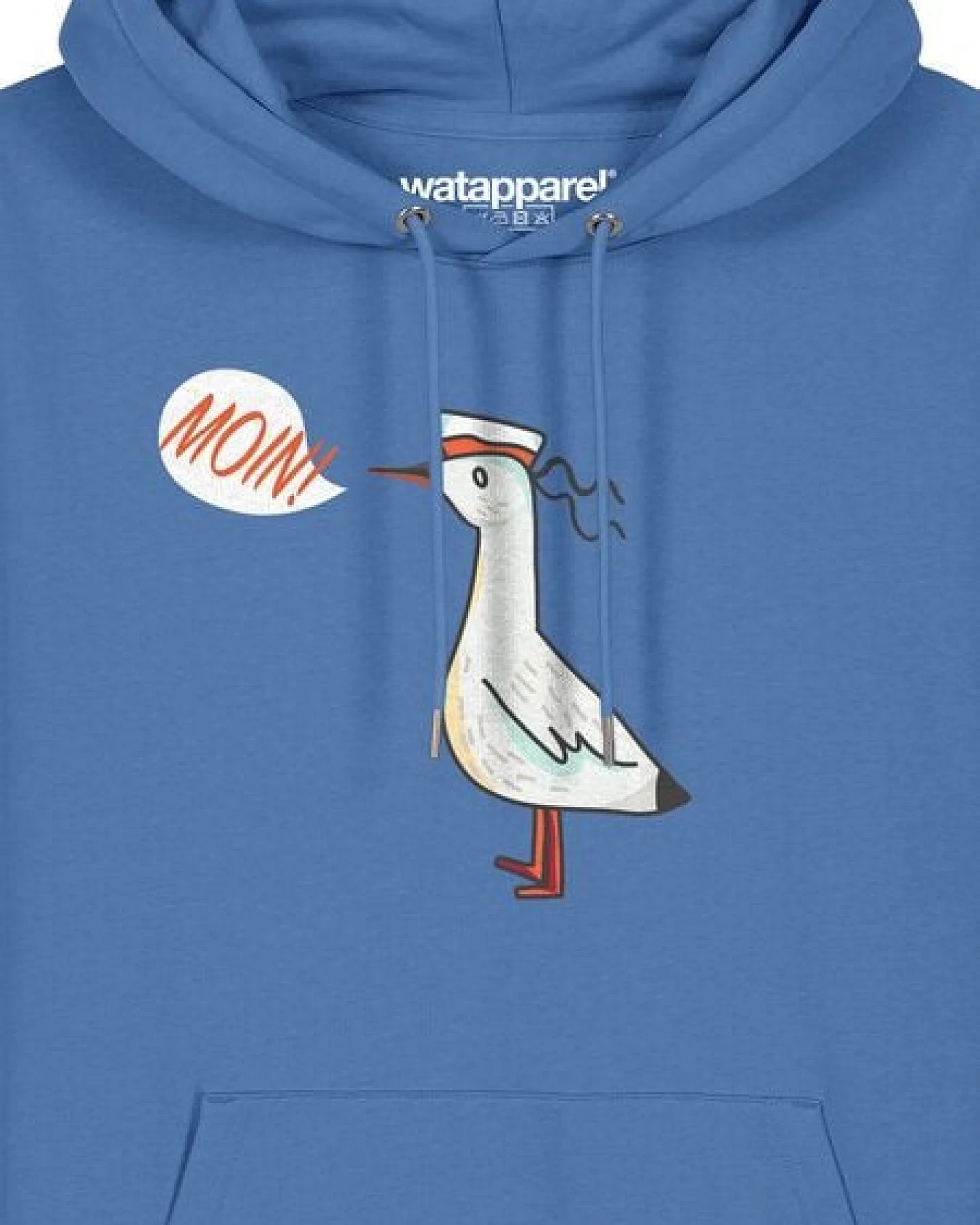 watapparel Hoodie Unisex Moin Seagull – Ansicht 3