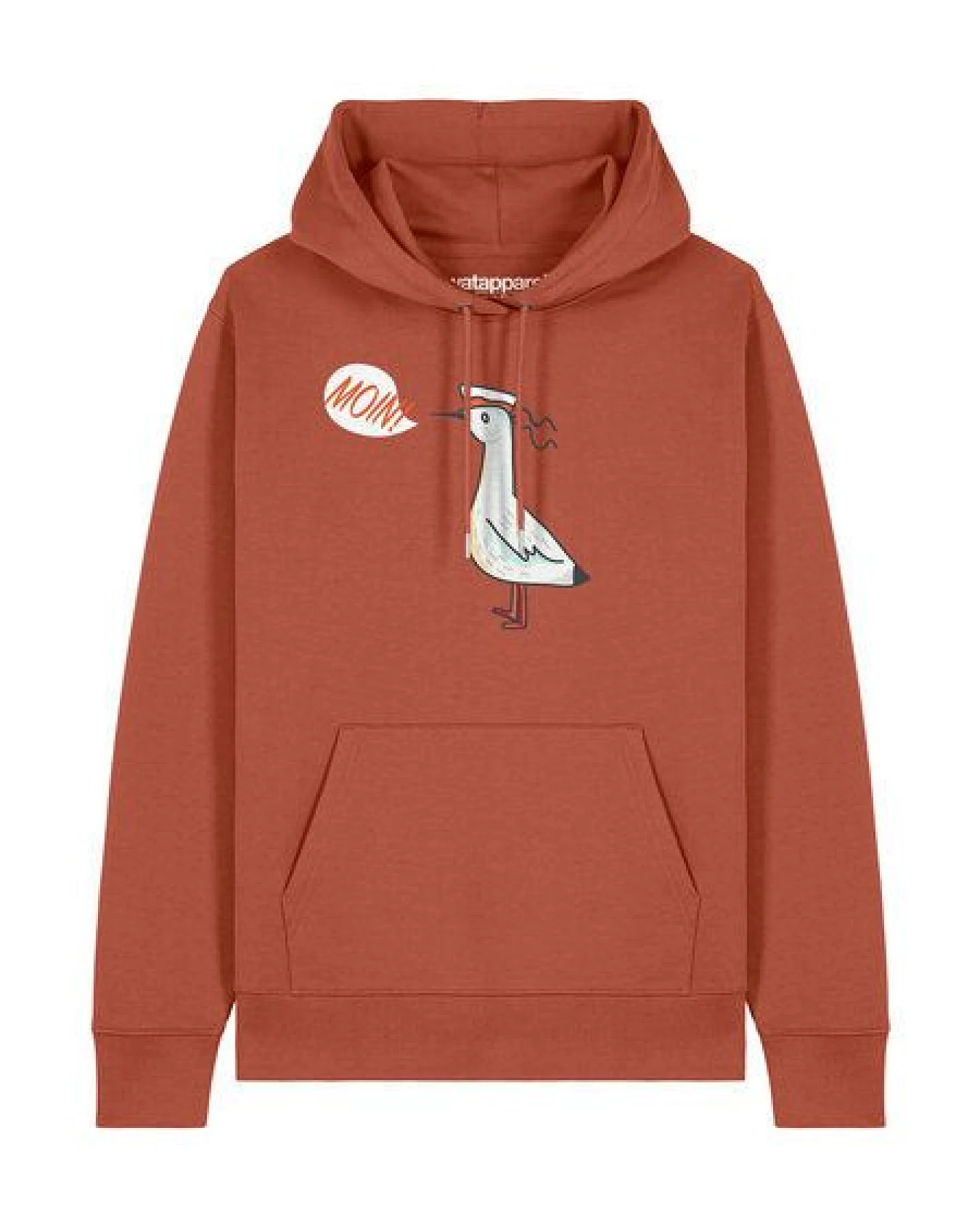 watapparel Hoodie Unisex Moin Seagull – Ansicht 2