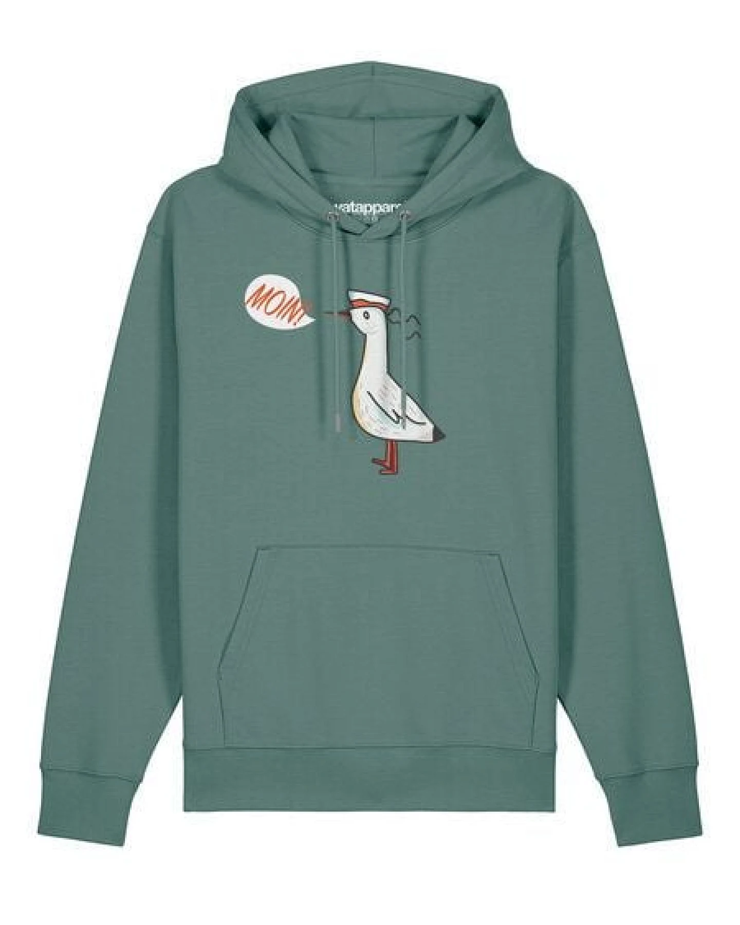 watapparel Hoodie Unisex Moin Seagull – Ansicht 2