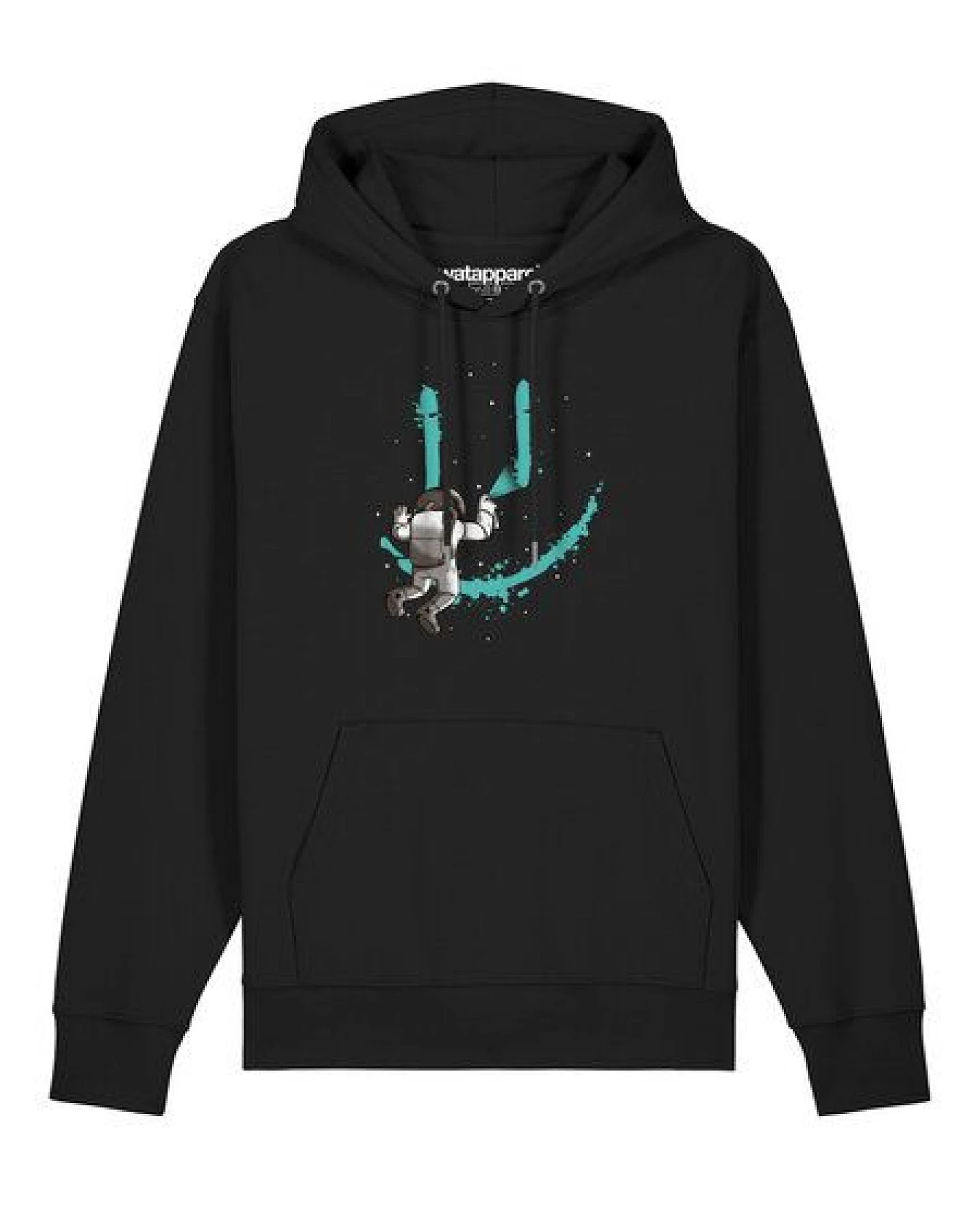 watapparel Hoodie Unisex Graffiti Astronaut – Ansicht 2