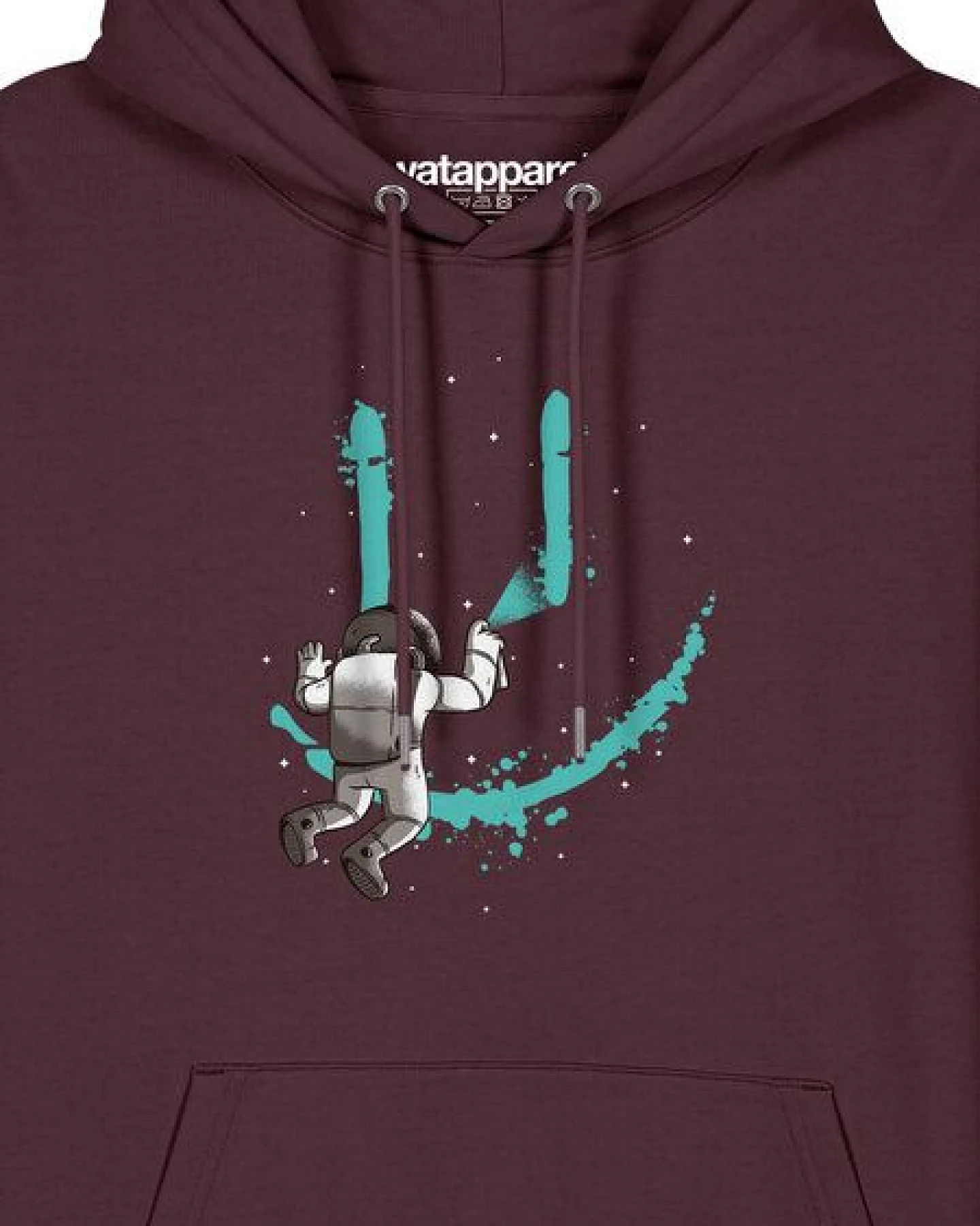 watapparel Hoodie Unisex Graffiti Astronaut – Ansicht 3
