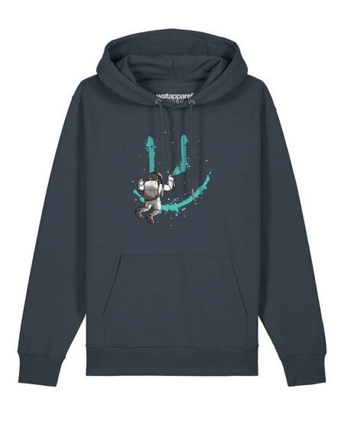 watapparel Hoodie Unisex Graffiti Astronaut – Ansicht 2