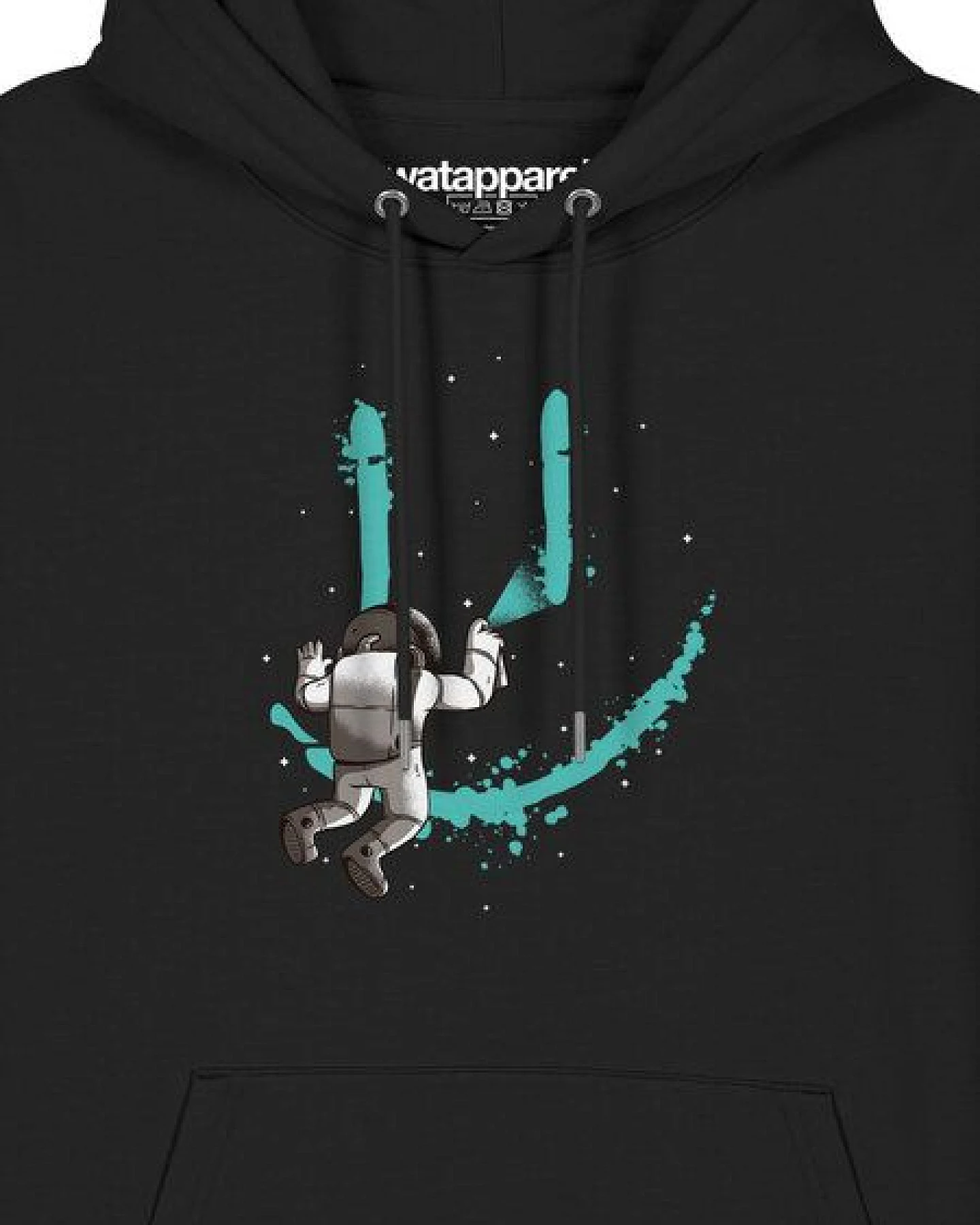 watapparel Hoodie Unisex Graffiti Astronaut – Ansicht 3