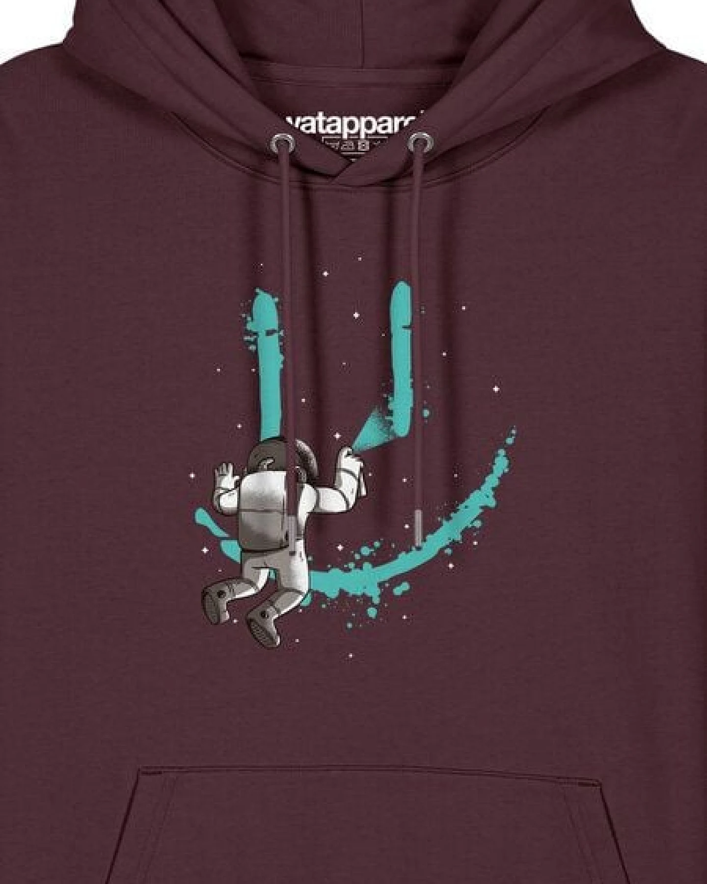 watapparel Hoodie Unisex Graffiti Astronaut – Ansicht 3