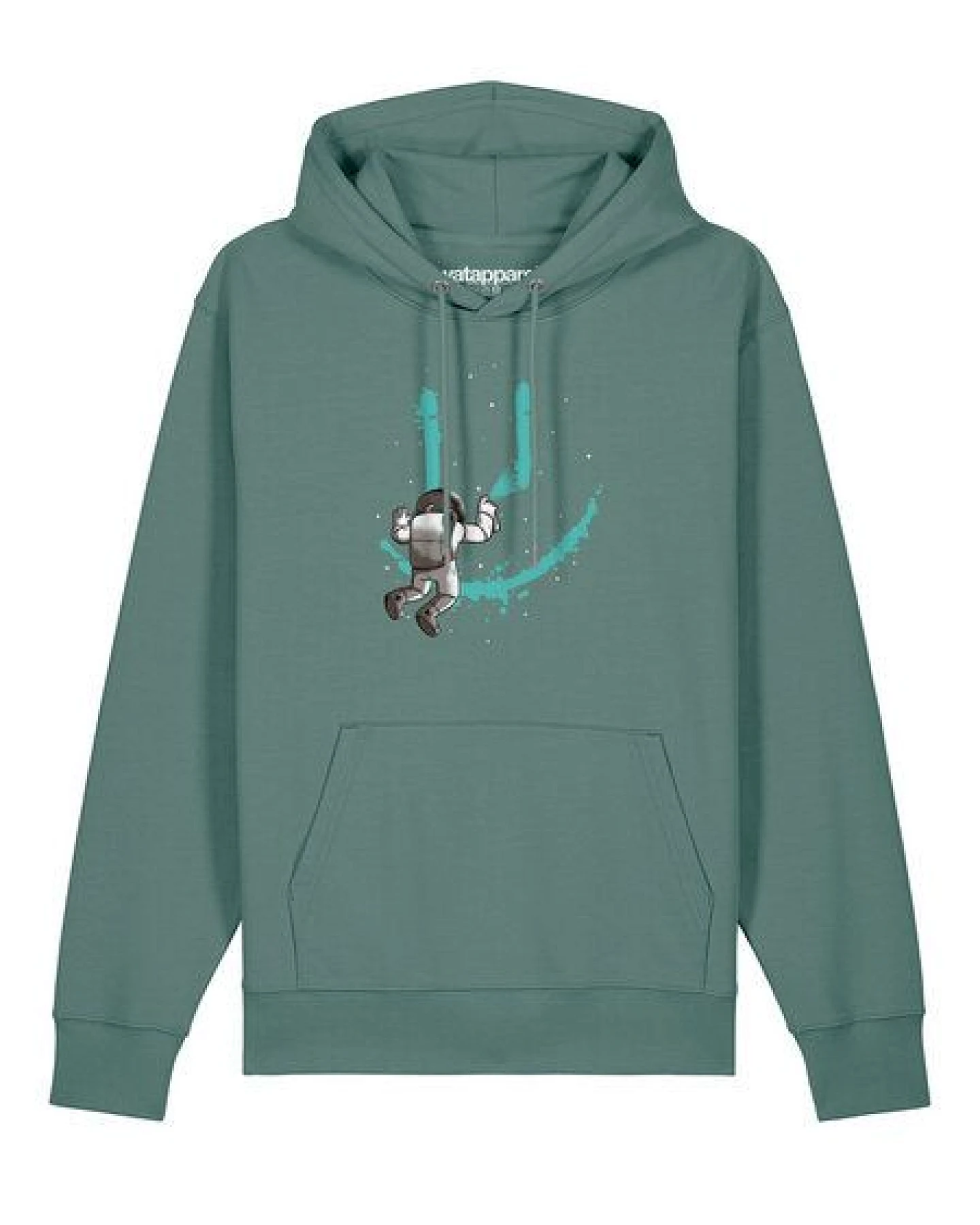 watapparel Hoodie Unisex Graffiti Astronaut – Ansicht 2