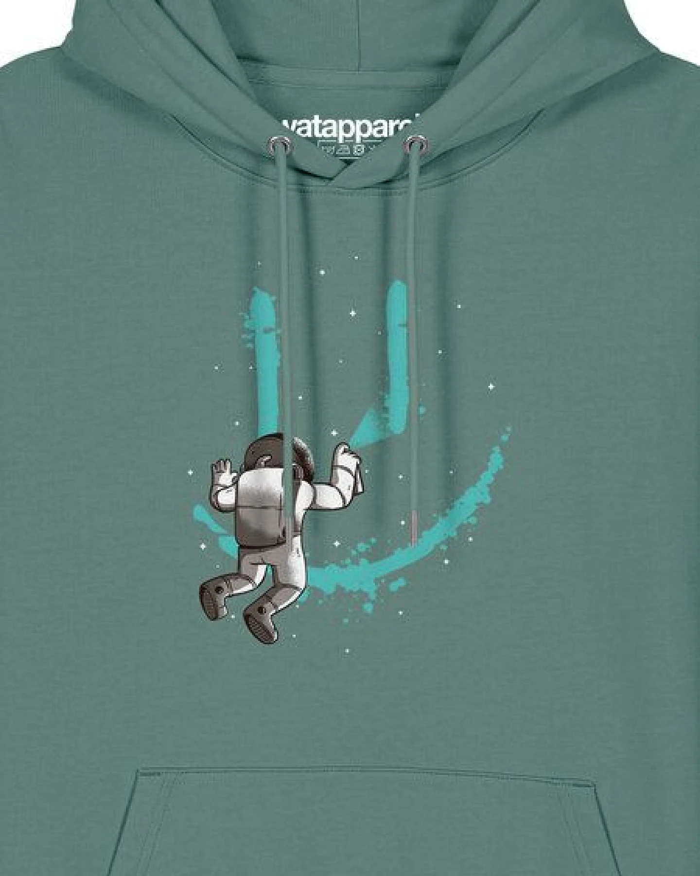 watapparel Hoodie Unisex Graffiti Astronaut – Ansicht 3