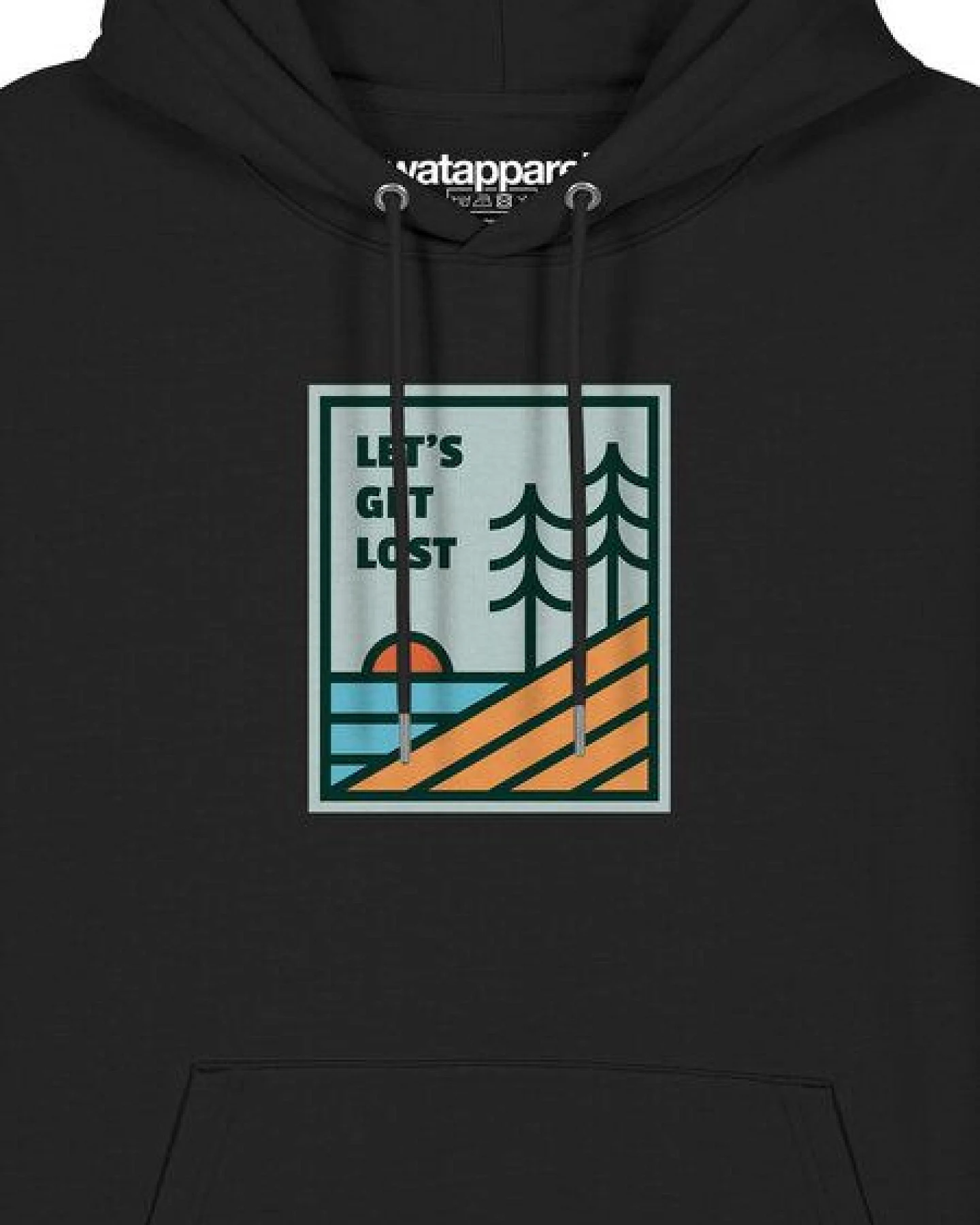 watapparel Hoodie Unisex Let's Get Lost – Ansicht 3