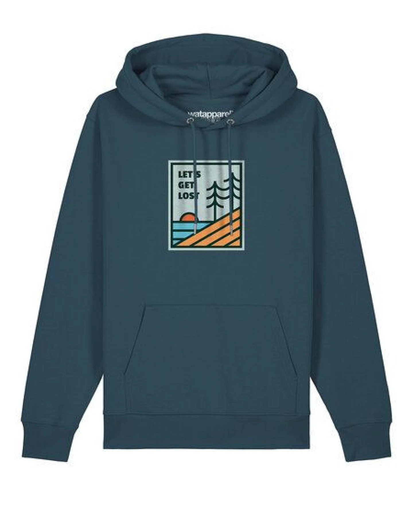 watapparel Hoodie Unisex Let's Get Lost – Ansicht 2