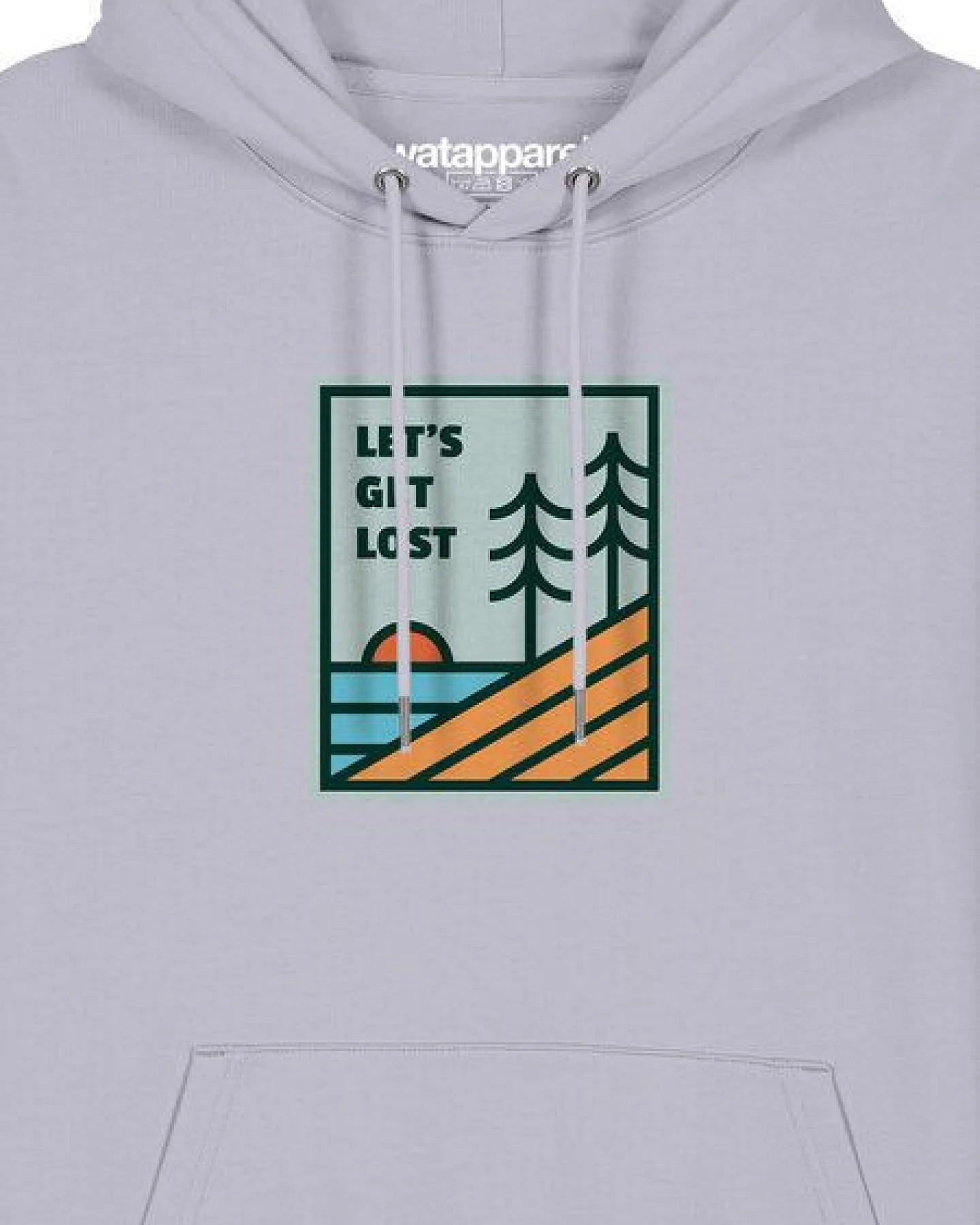 watapparel Hoodie Unisex Let's Get Lost – Ansicht 3