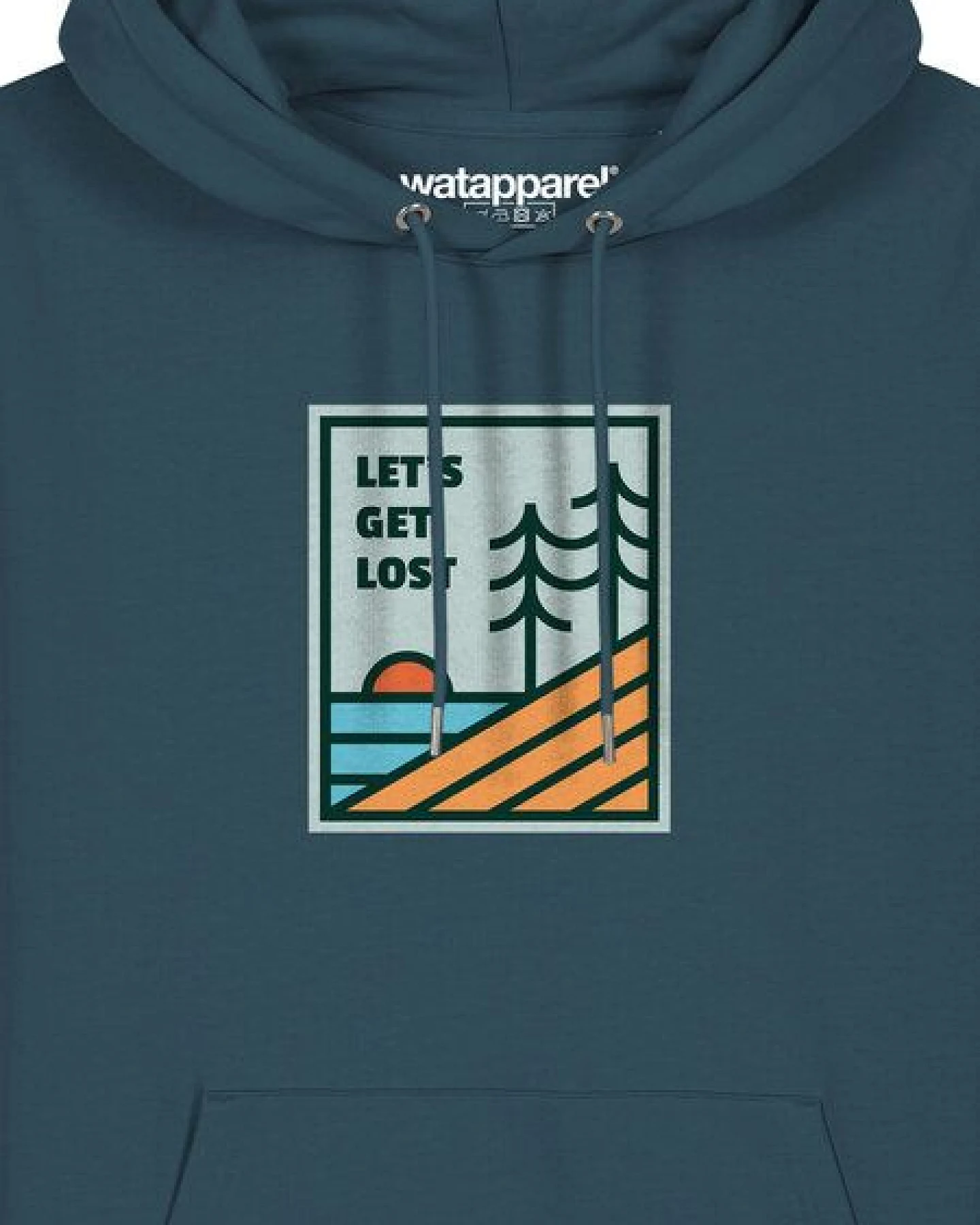 watapparel Hoodie Unisex Let's Get Lost – Ansicht 3
