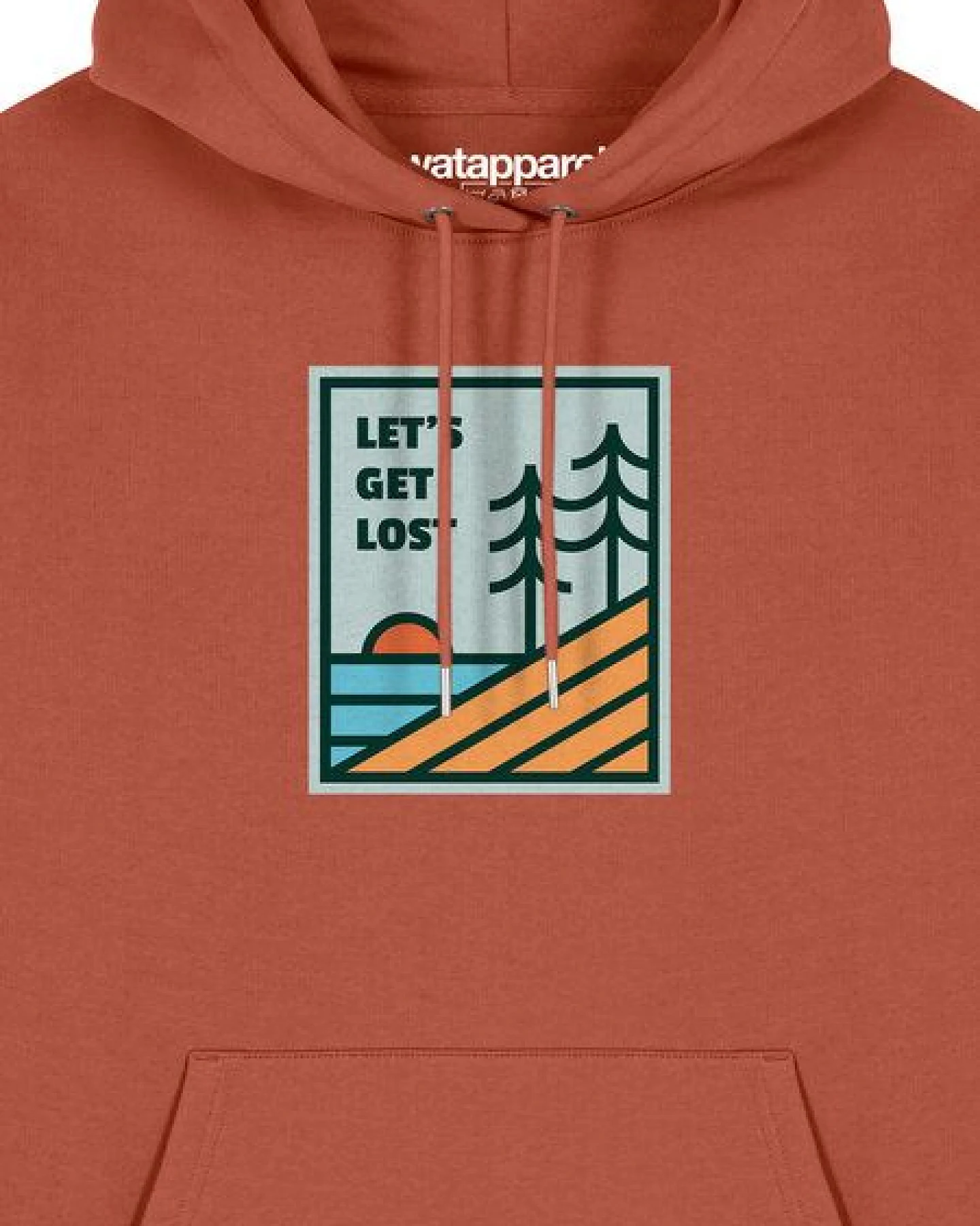 watapparel Hoodie Unisex Let's Get Lost – Ansicht 3