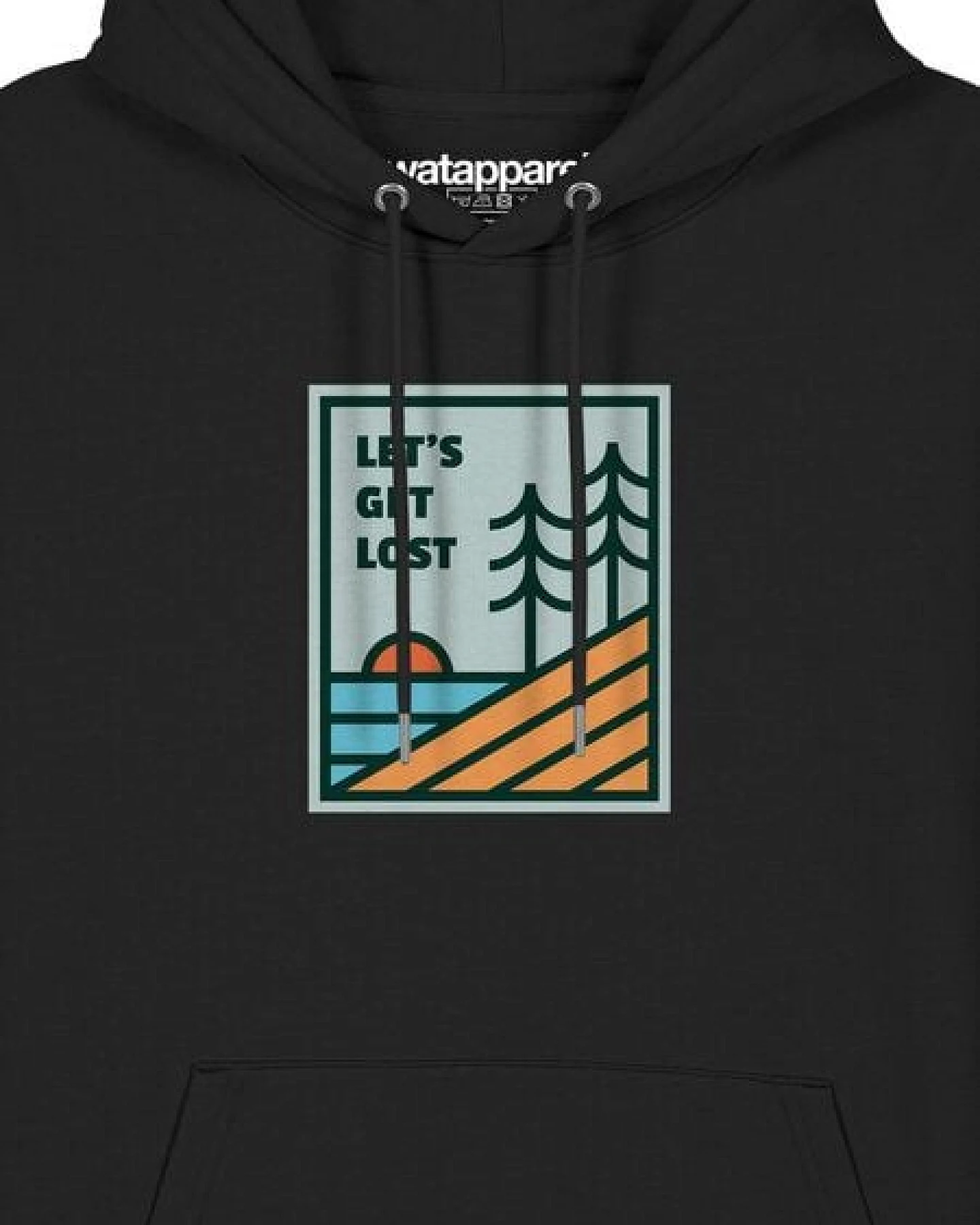 watapparel Hoodie Unisex Let's Get Lost – Ansicht 3