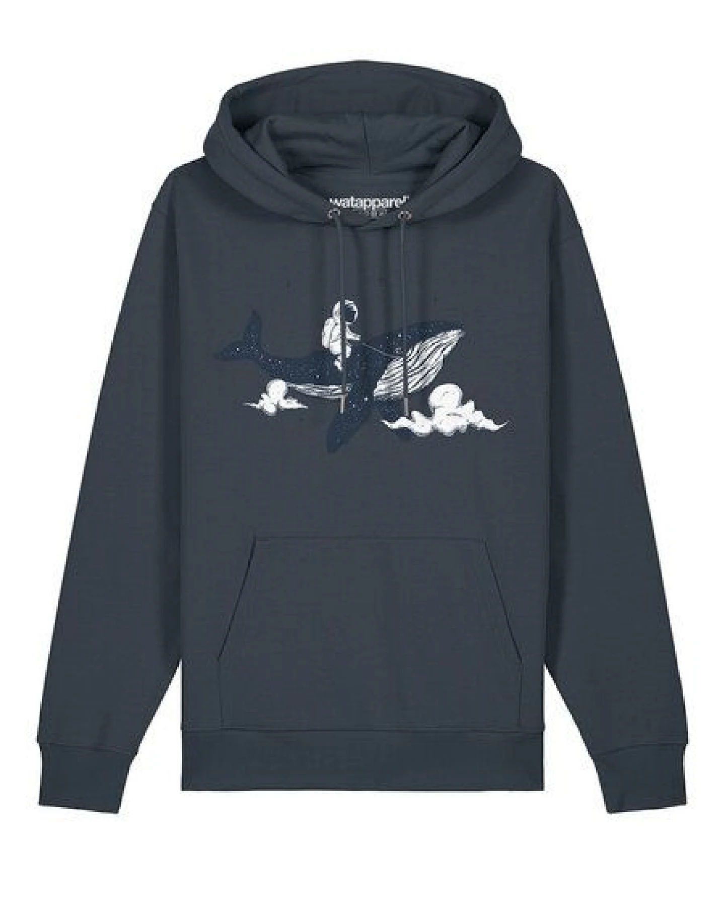watapparel Hoodie Unisex Spacewhale – Ansicht 2
