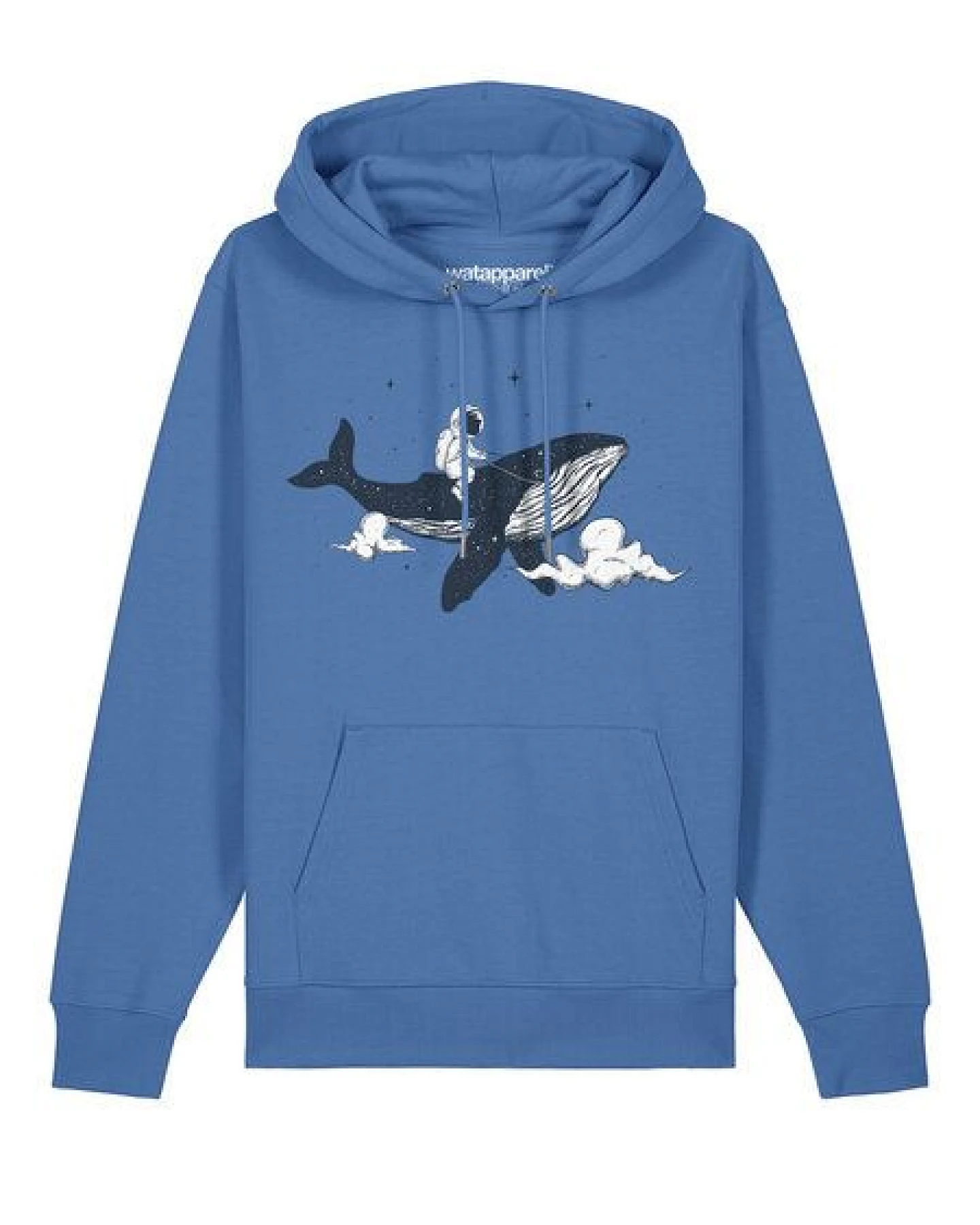 watapparel Hoodie Unisex Spacewhale – Ansicht 2