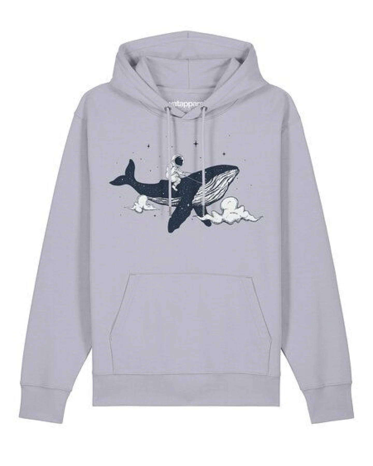 watapparel Hoodie Unisex Spacewhale – Ansicht 2