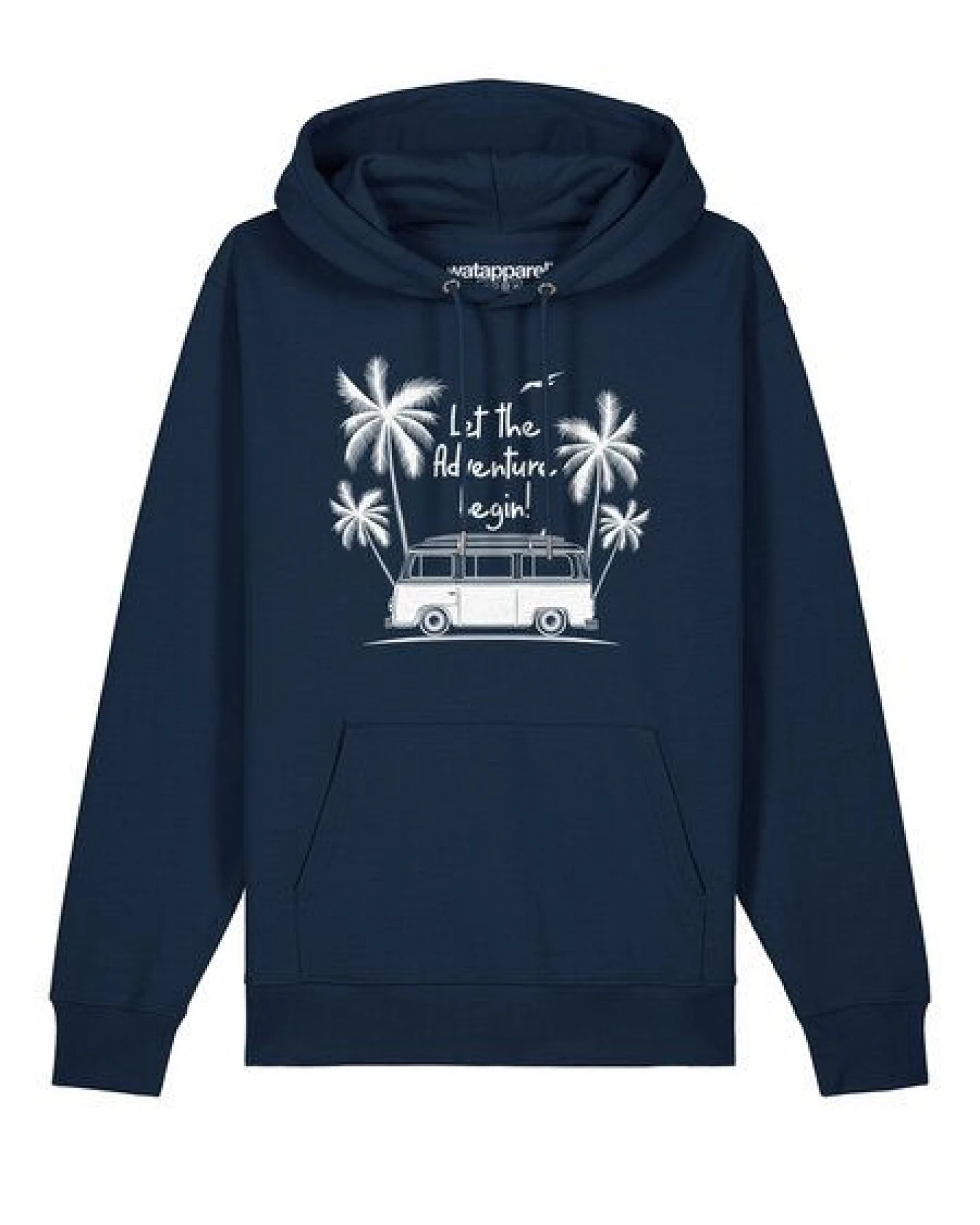 watapparel Hoodie Unisex Let the adventure begin – Ansicht 2