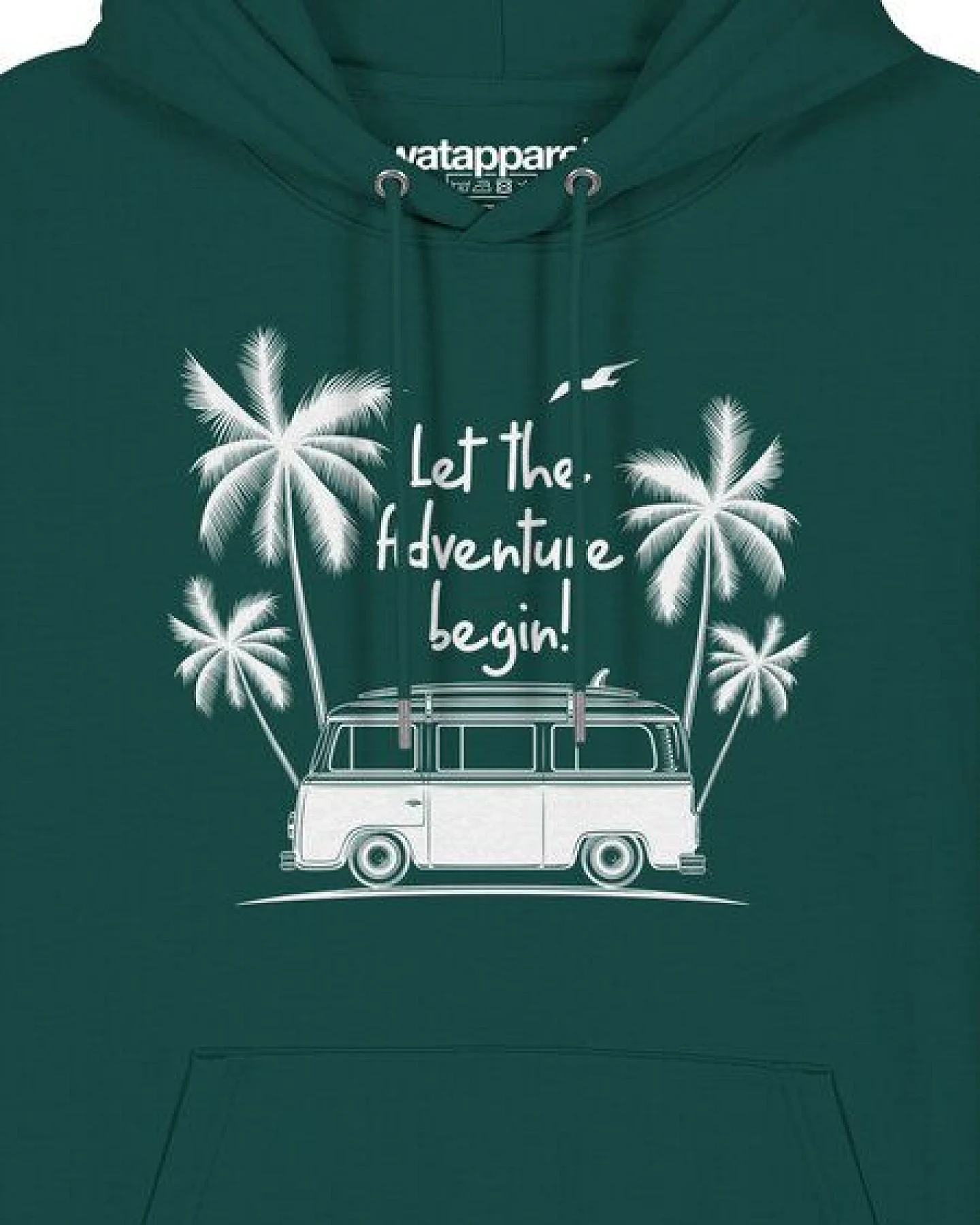 watapparel Hoodie Unisex Let the adventure begin – Ansicht 3