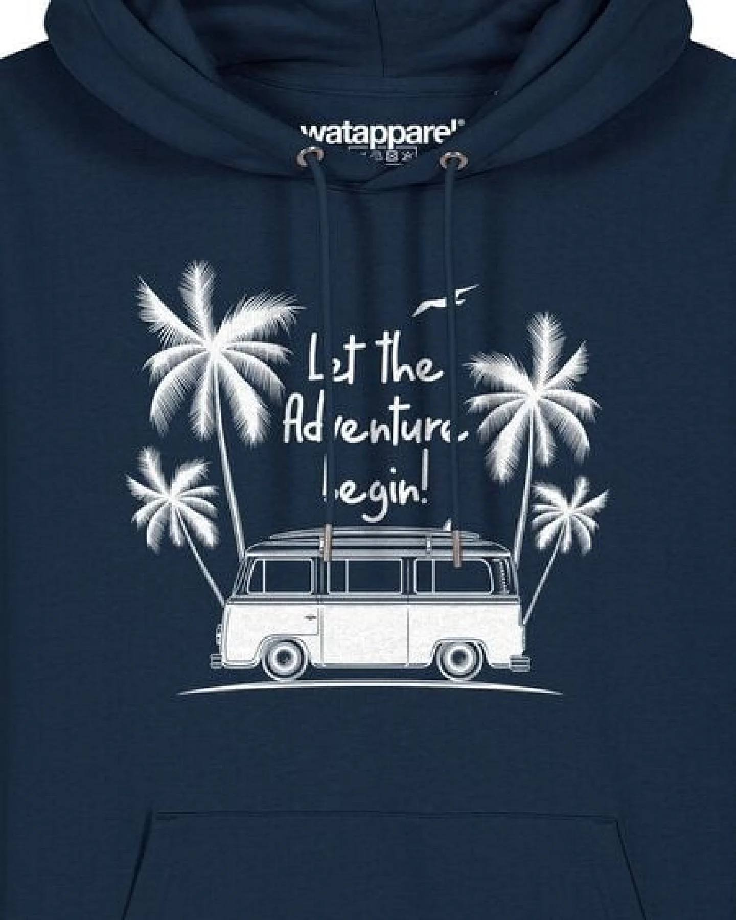 watapparel Hoodie Unisex Let the adventure begin – Ansicht 3