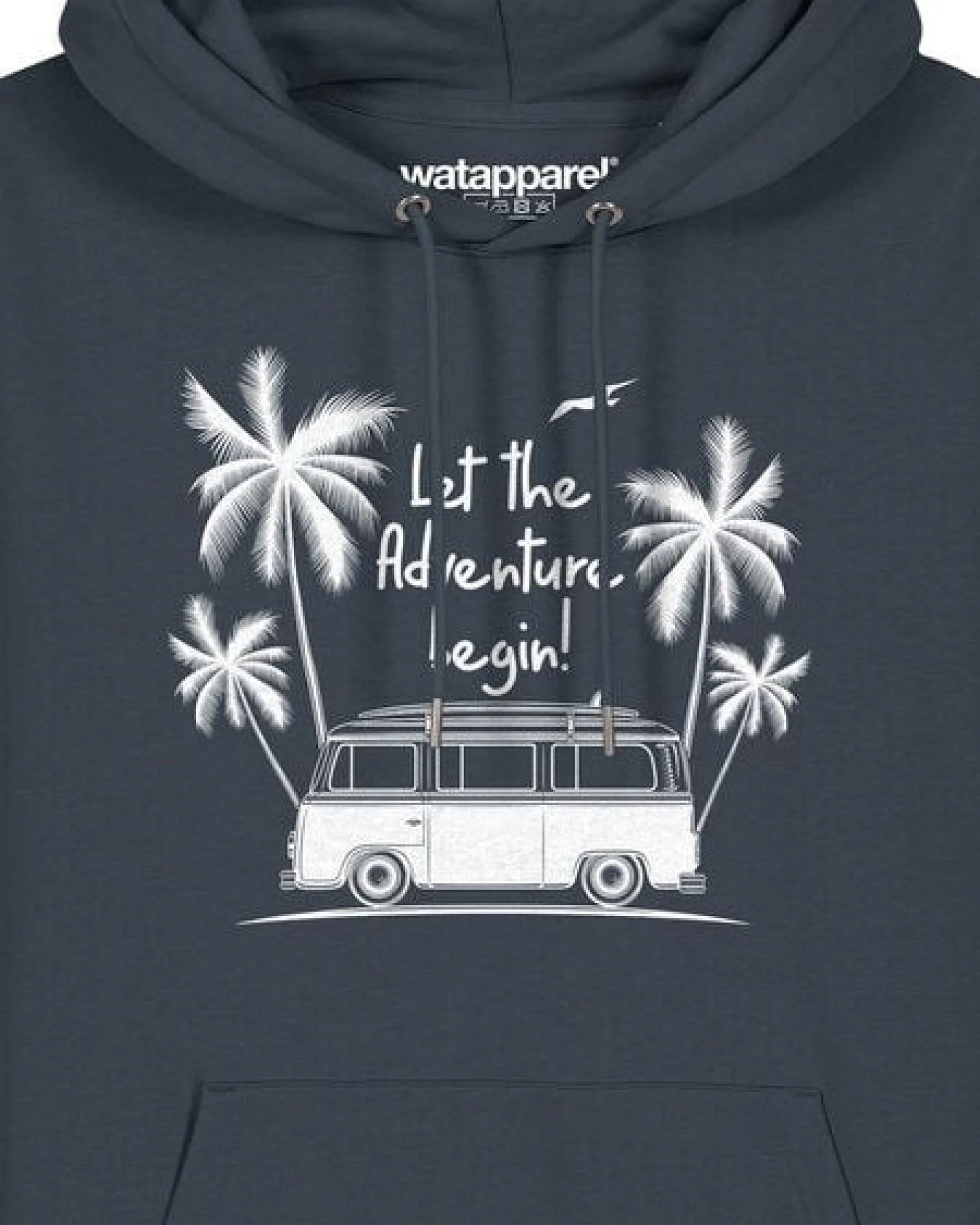 watapparel Hoodie Unisex Let the adventure begin – Ansicht 3