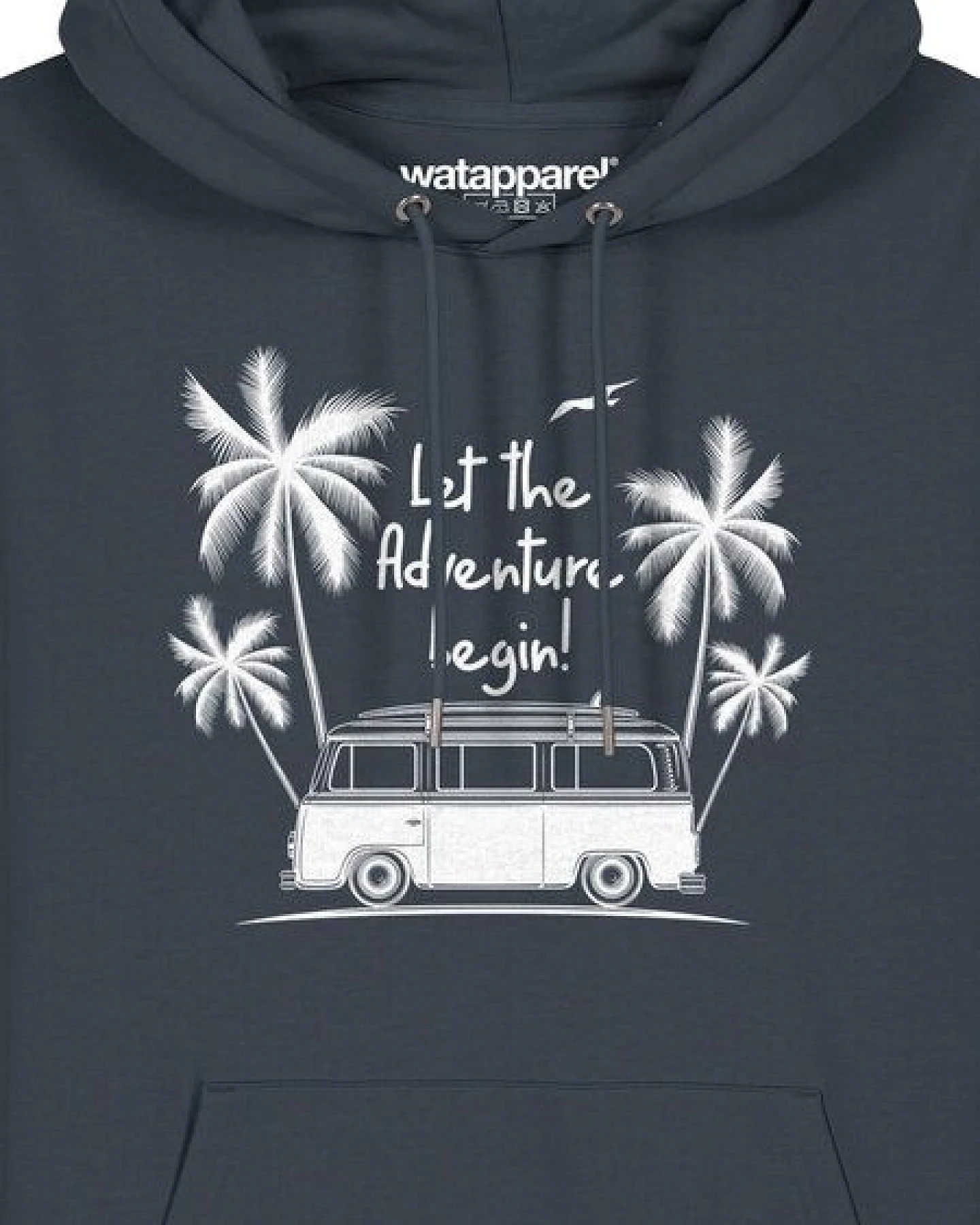 watapparel Hoodie Unisex Let the adventure begin – Ansicht 3
